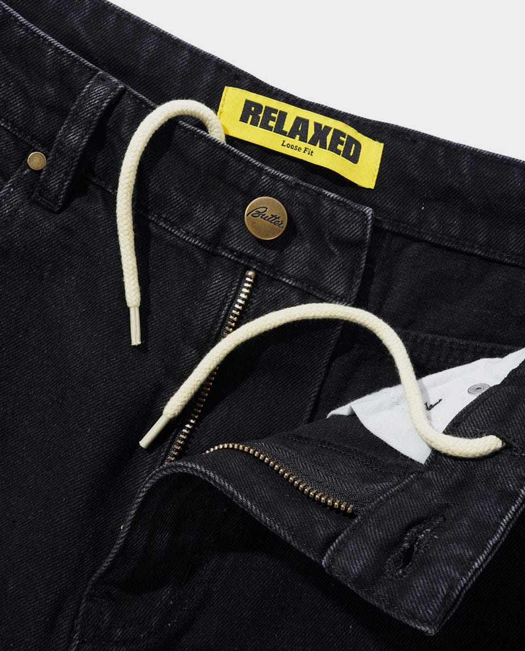 Butter Goods - Relaxed Denim Jeans - Flat Black