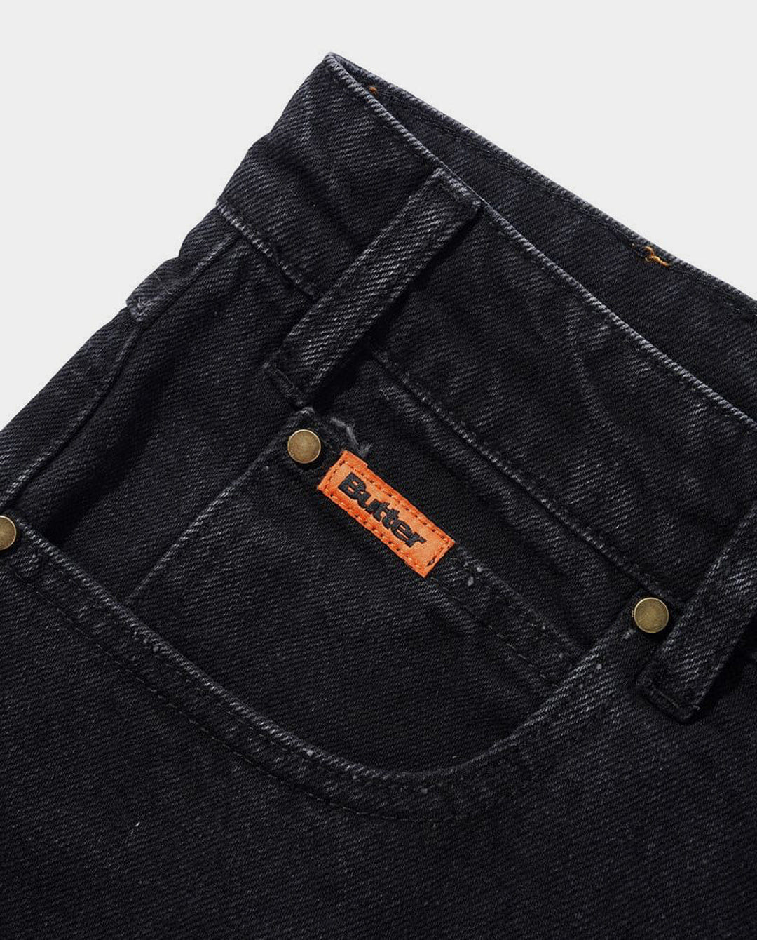 Butter Goods - Relaxed Denim Jeans - Flat Black