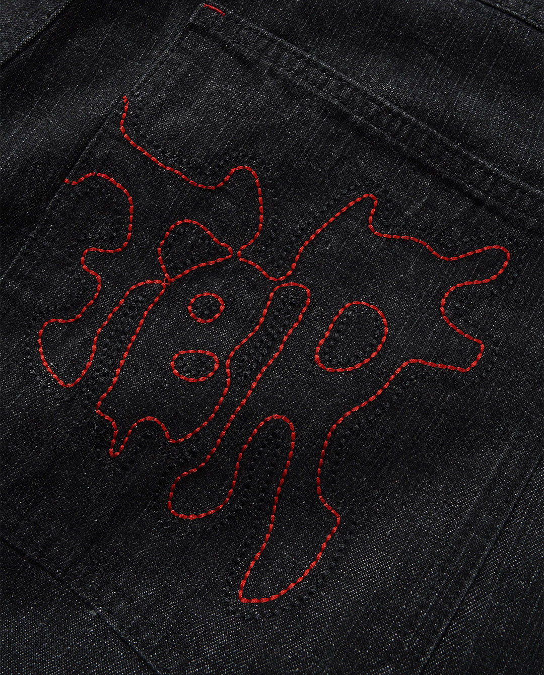 Butter Goods - Blotch Denim Shorts - Streaky Black