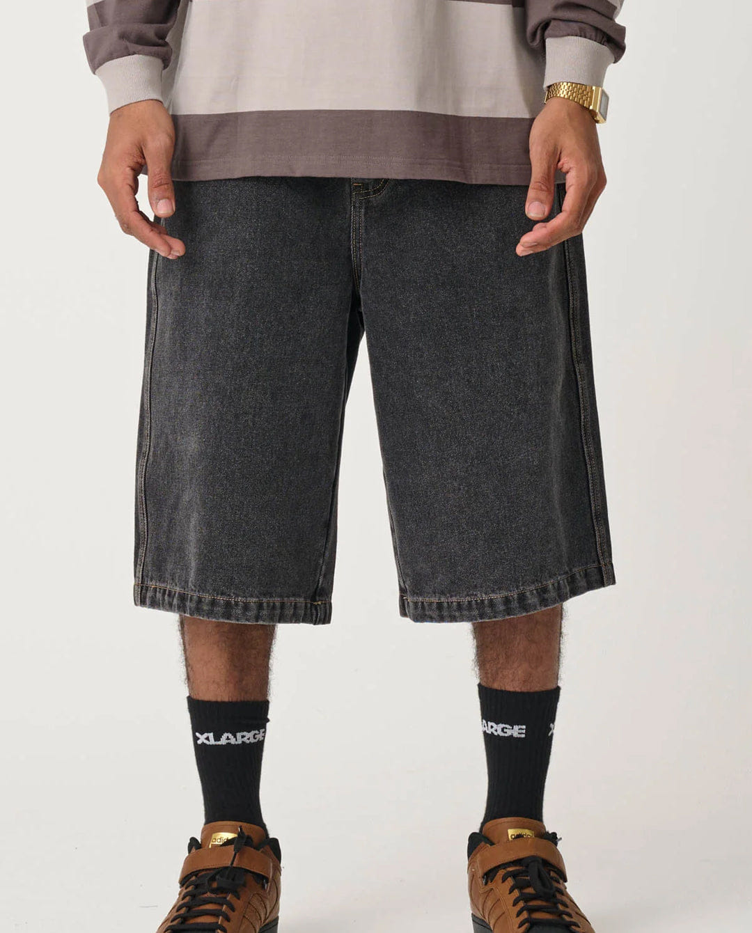 XLarge - Baggy Bull Denim 91 Short - Washed Black