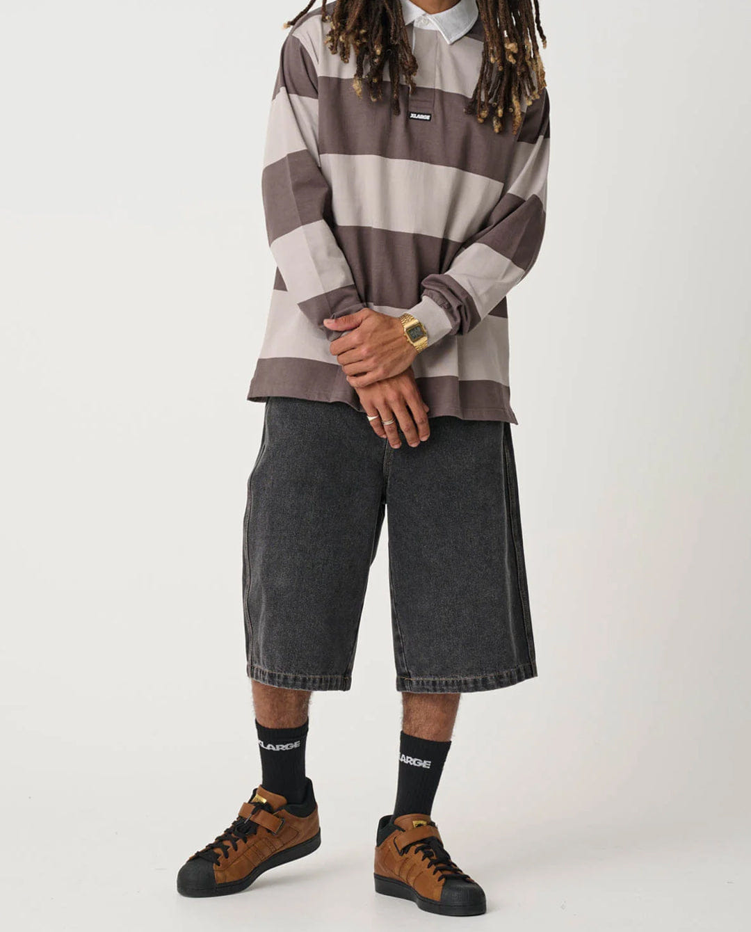 XLarge - Baggy Bull Denim 91 Short - Washed Black
