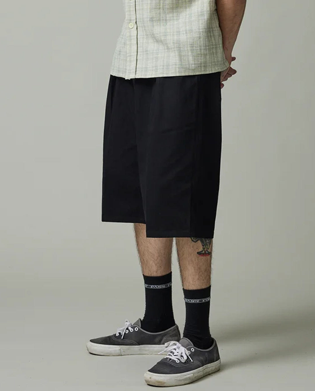 Passport - Herringbone Leagues Club Short - Black