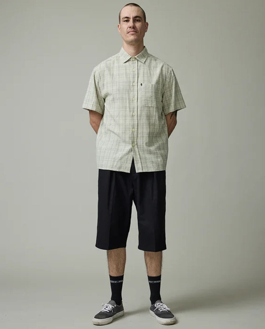 Passport - Herringbone Leagues Club Short - Black