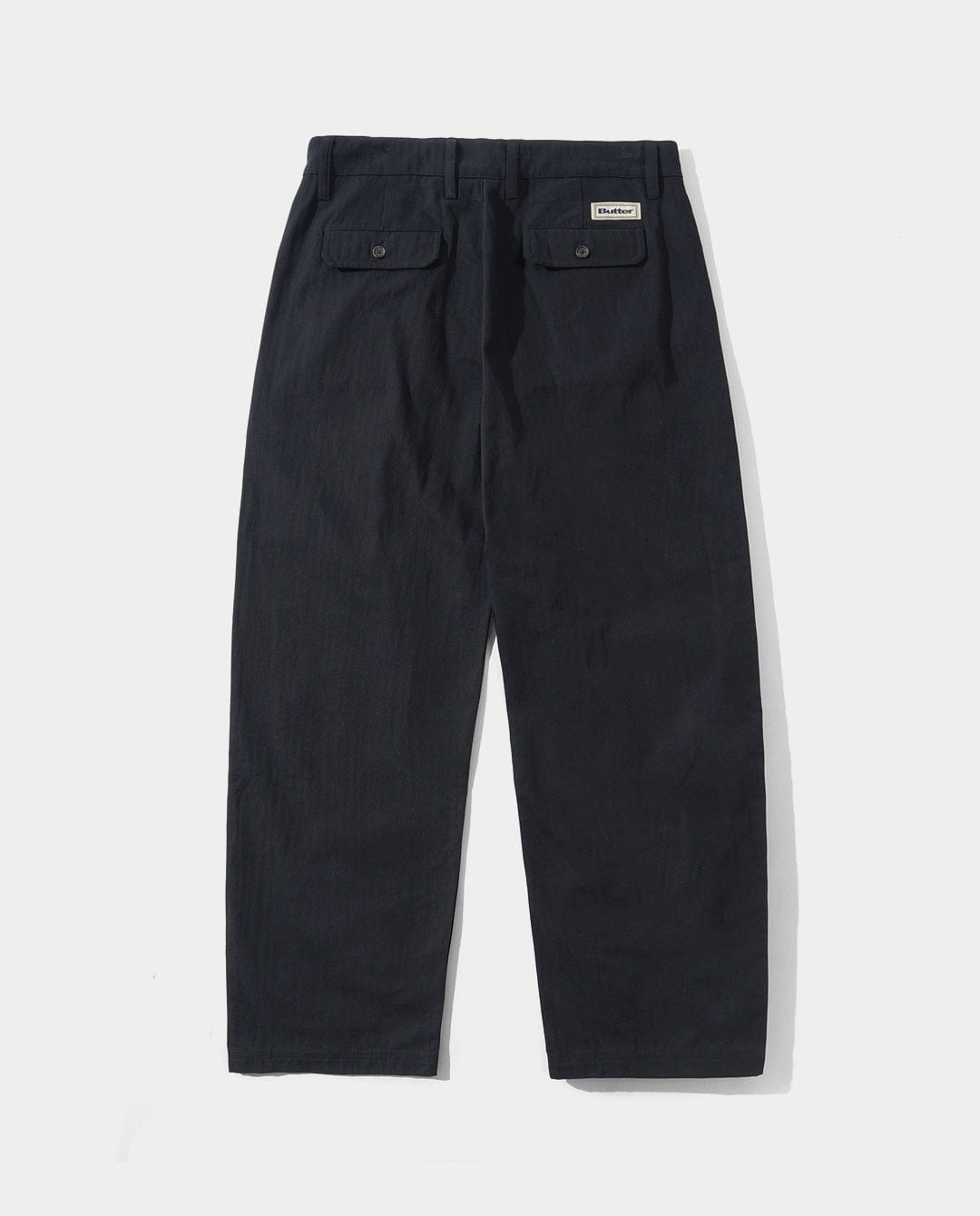 Butter Goods - Pleated Trouser - Black