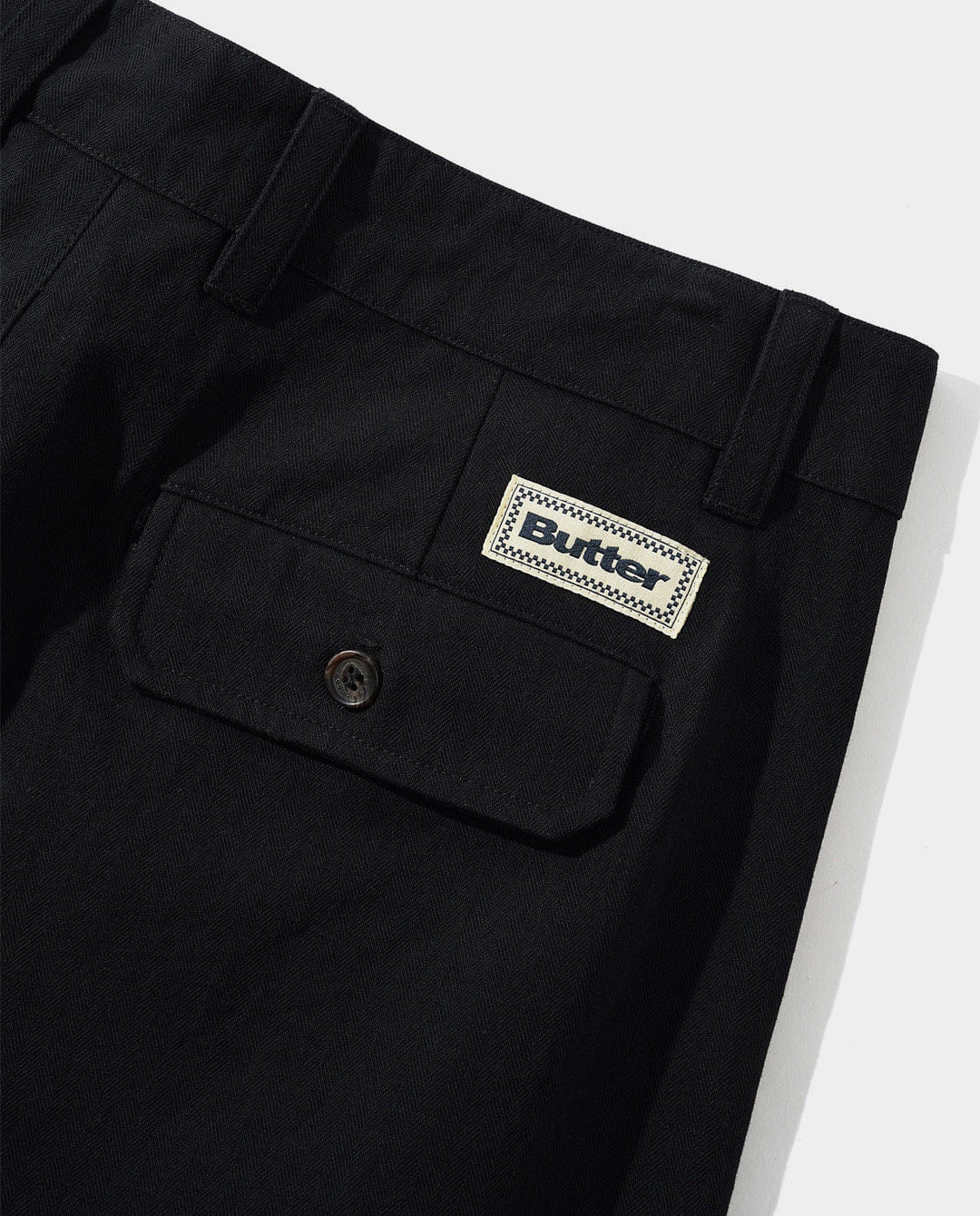 Butter Goods - Pleated Trouser - Black