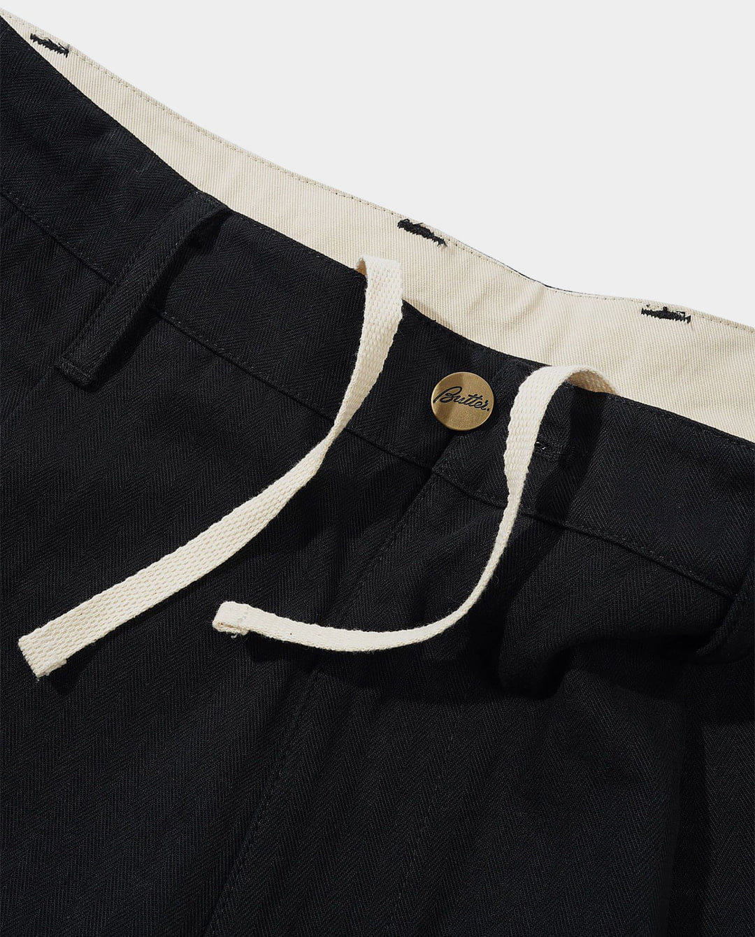 Butter Goods - Pleated Trouser - Black