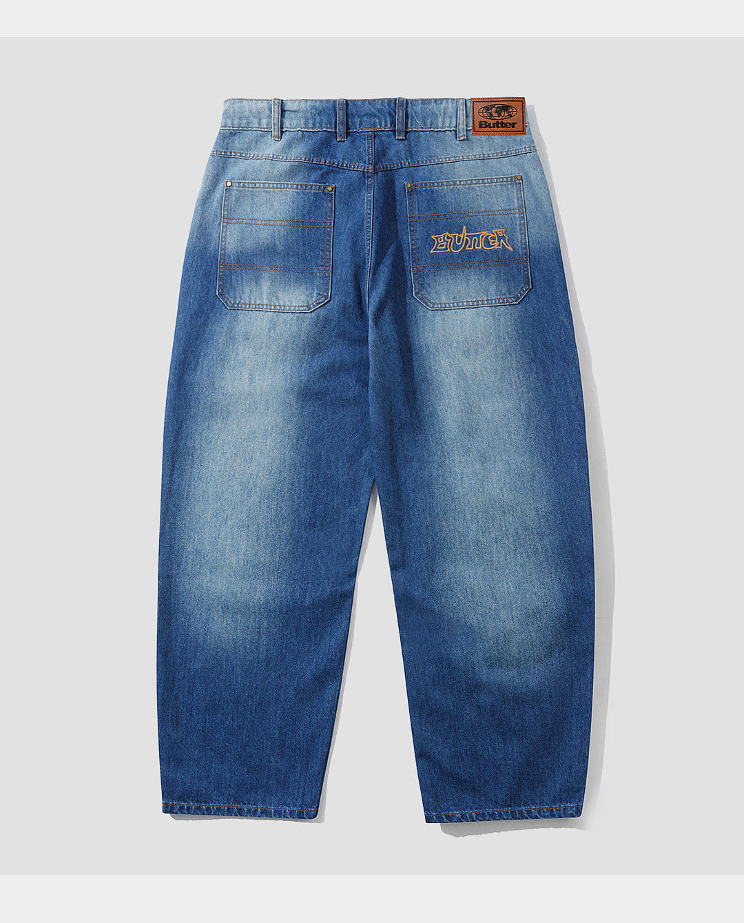 Butter Goods - Encounter Denim Jeans - Washed Slub Blue