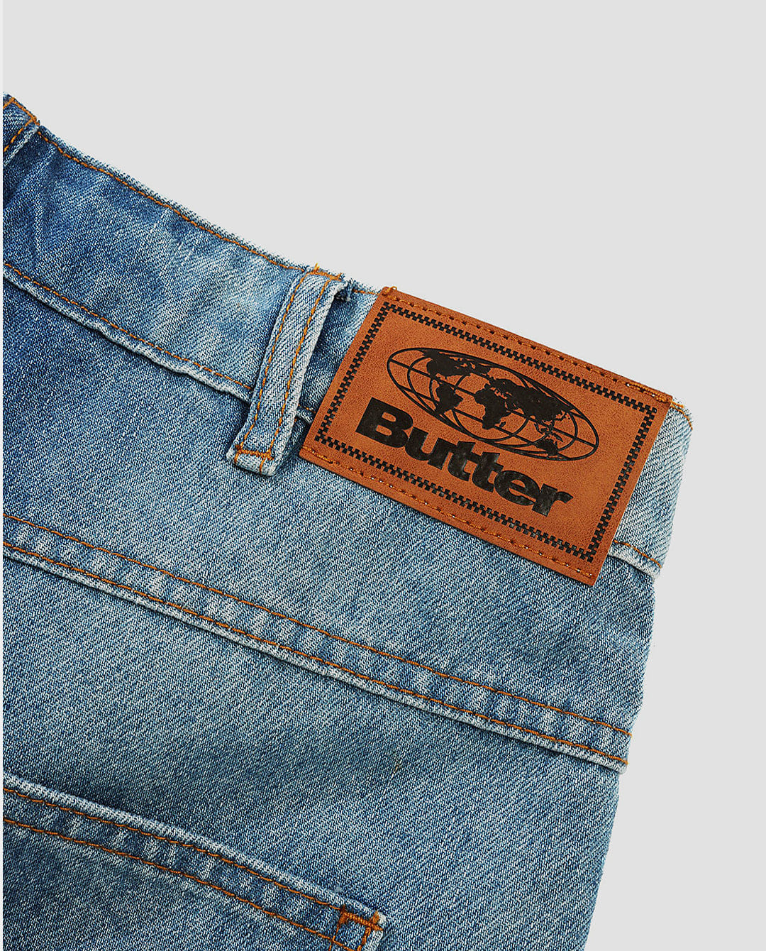 Butter Goods - Encounter Denim Jeans - Washed Slub Blue