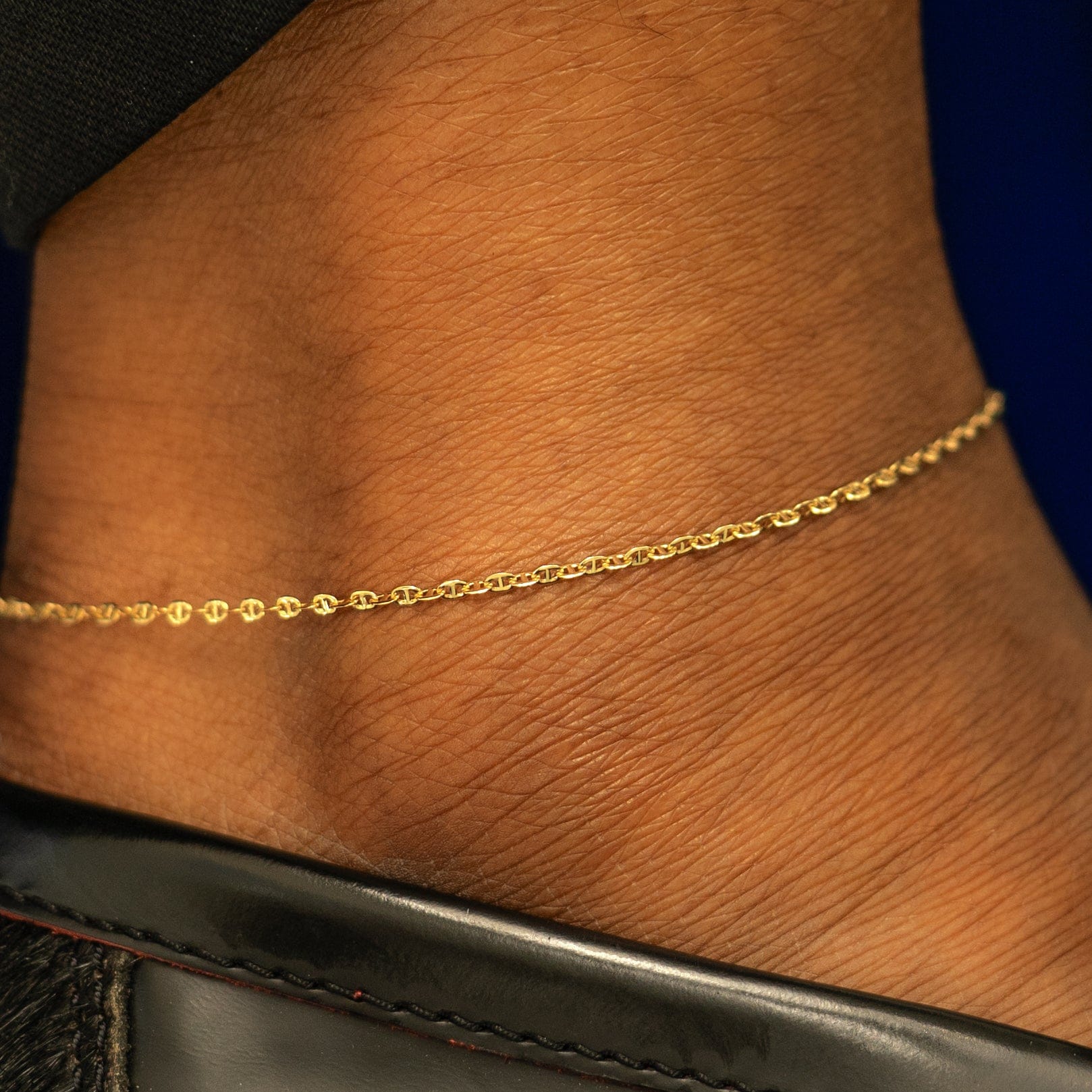 Automic Gold Studio Flat Mariner Anklet