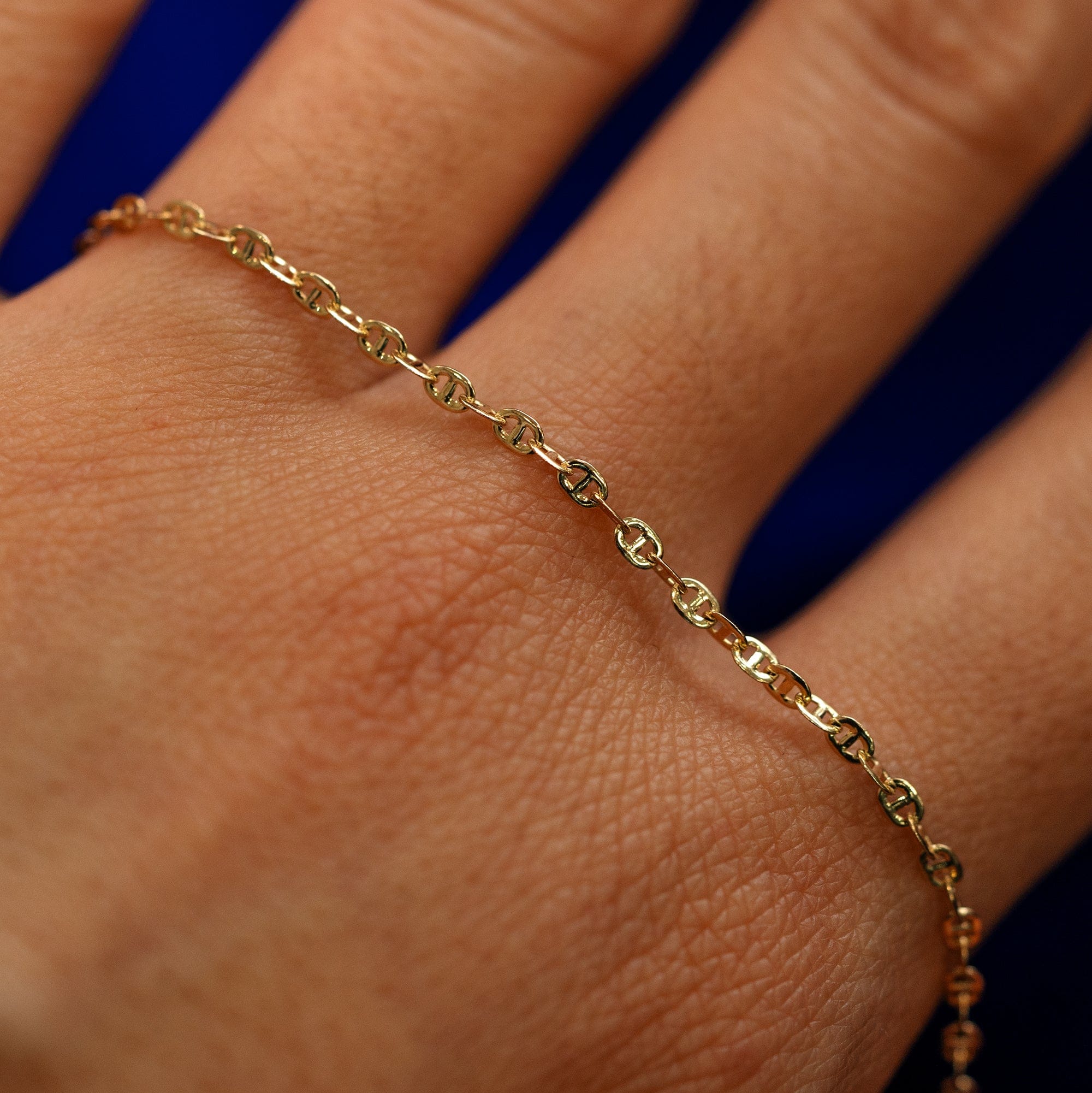 Automic Gold Studio Flat Mariner Anklet