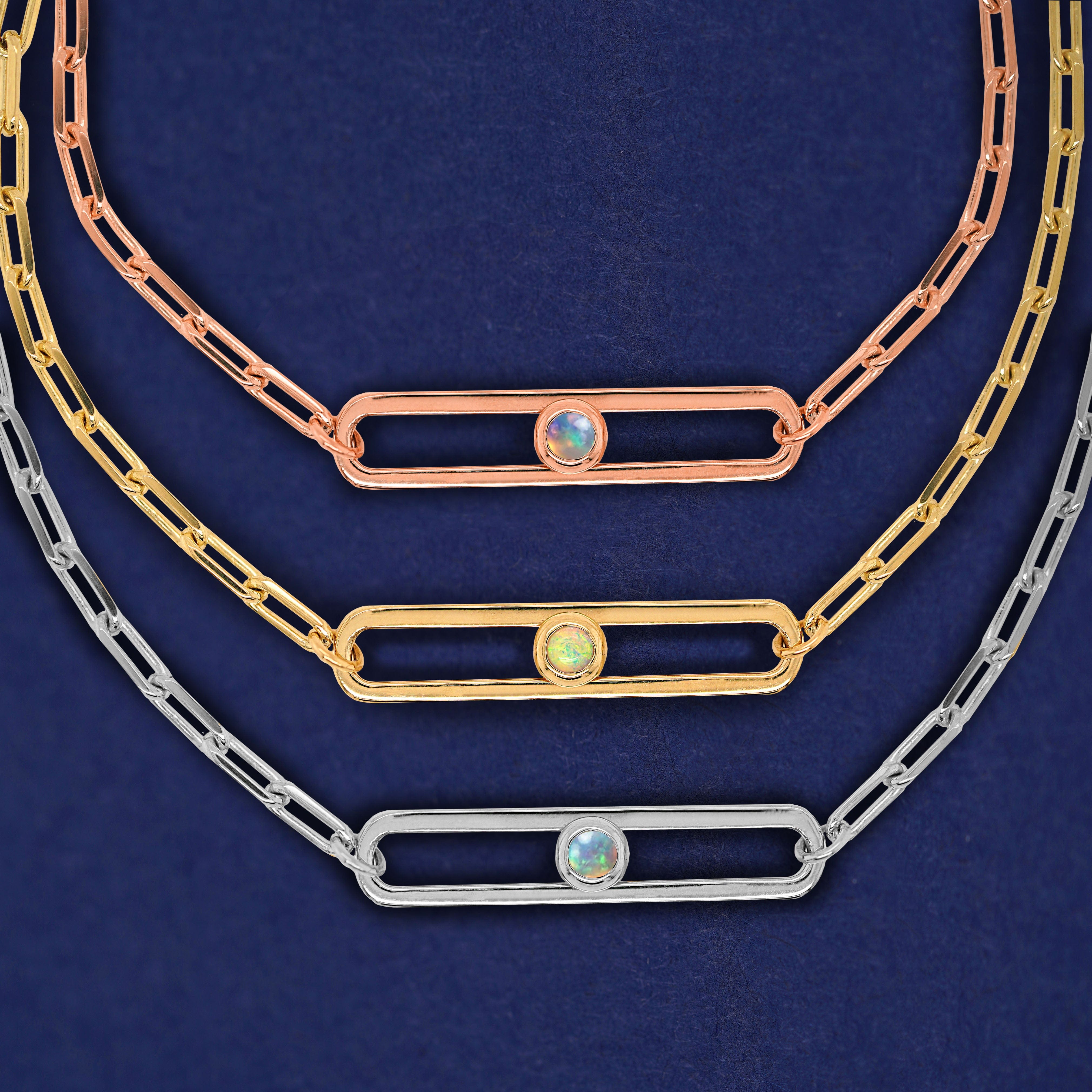 Automic Gold Studio Dancing Gemstone Necklace