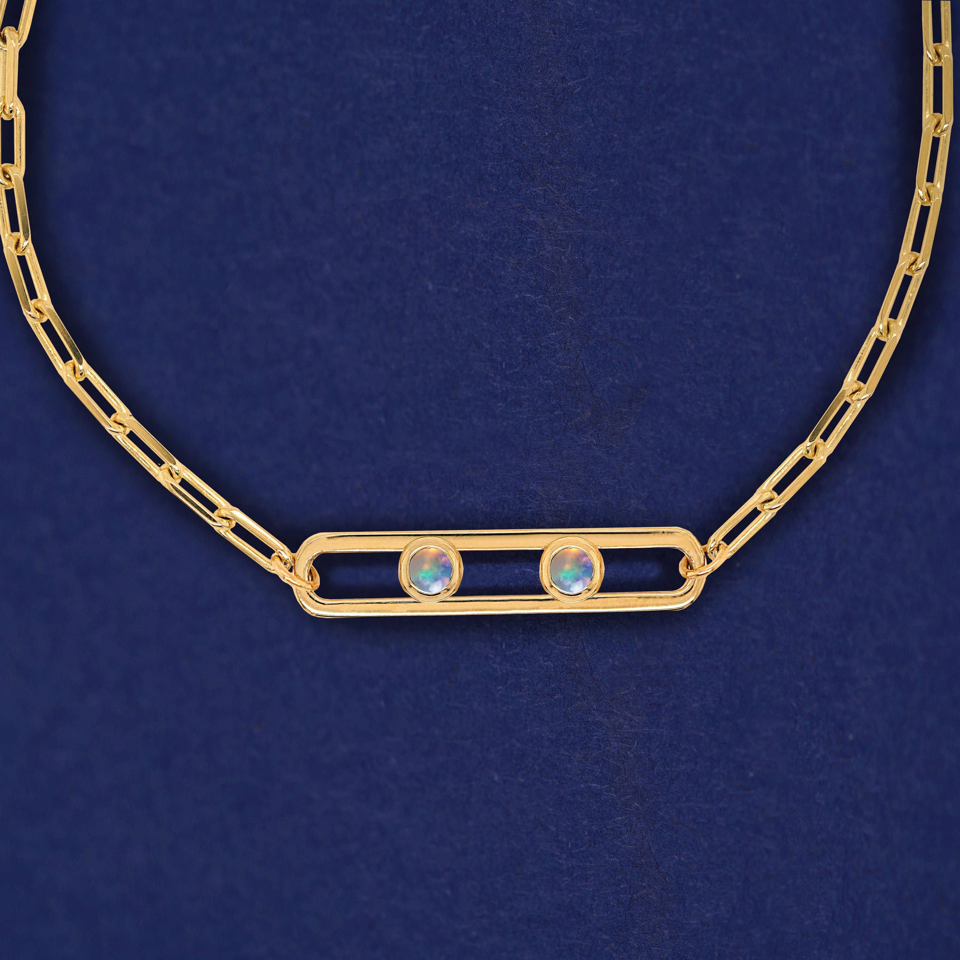 Automic Gold Studio Dancing Gemstone Necklace