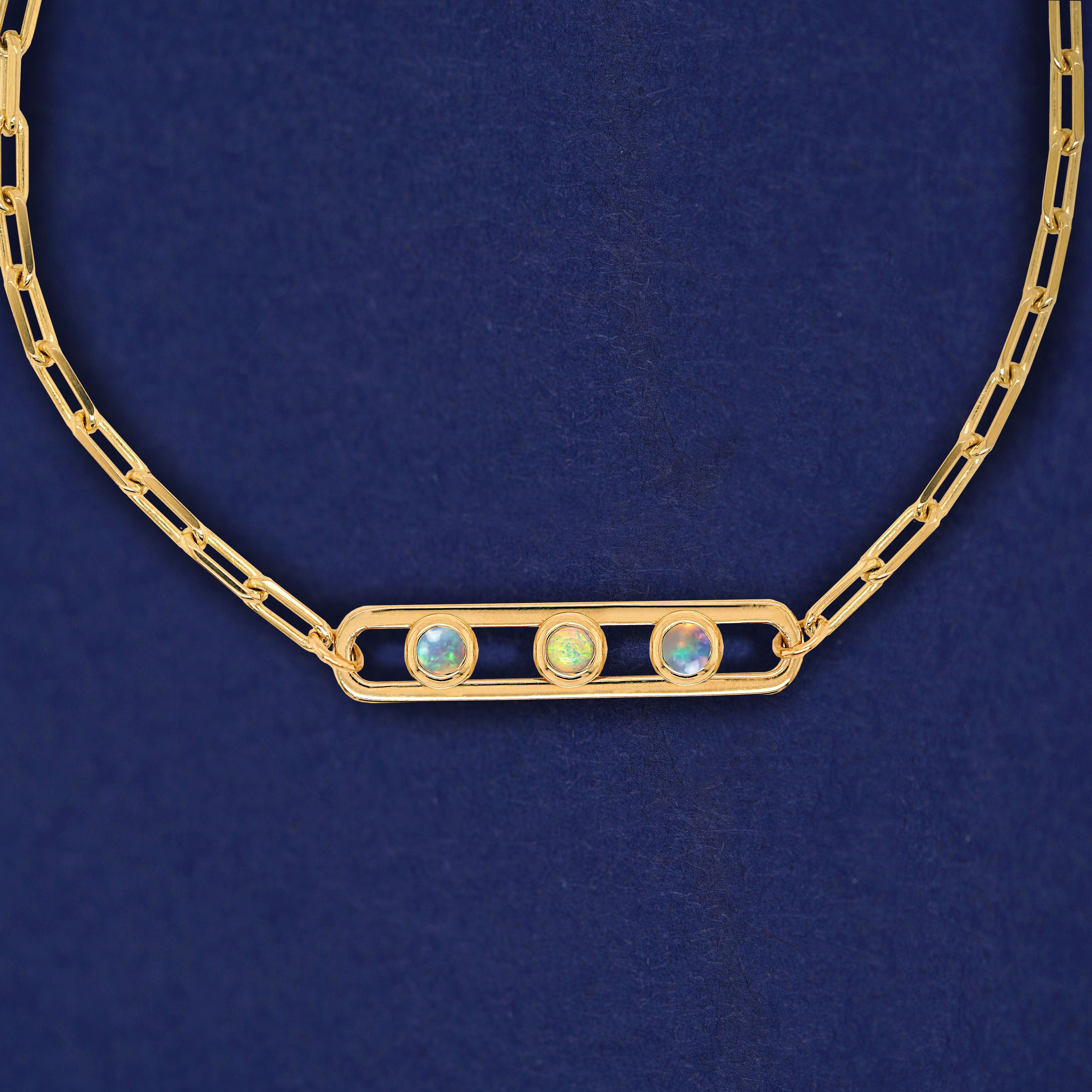 Automic Gold Studio Dancing Gemstone Necklace