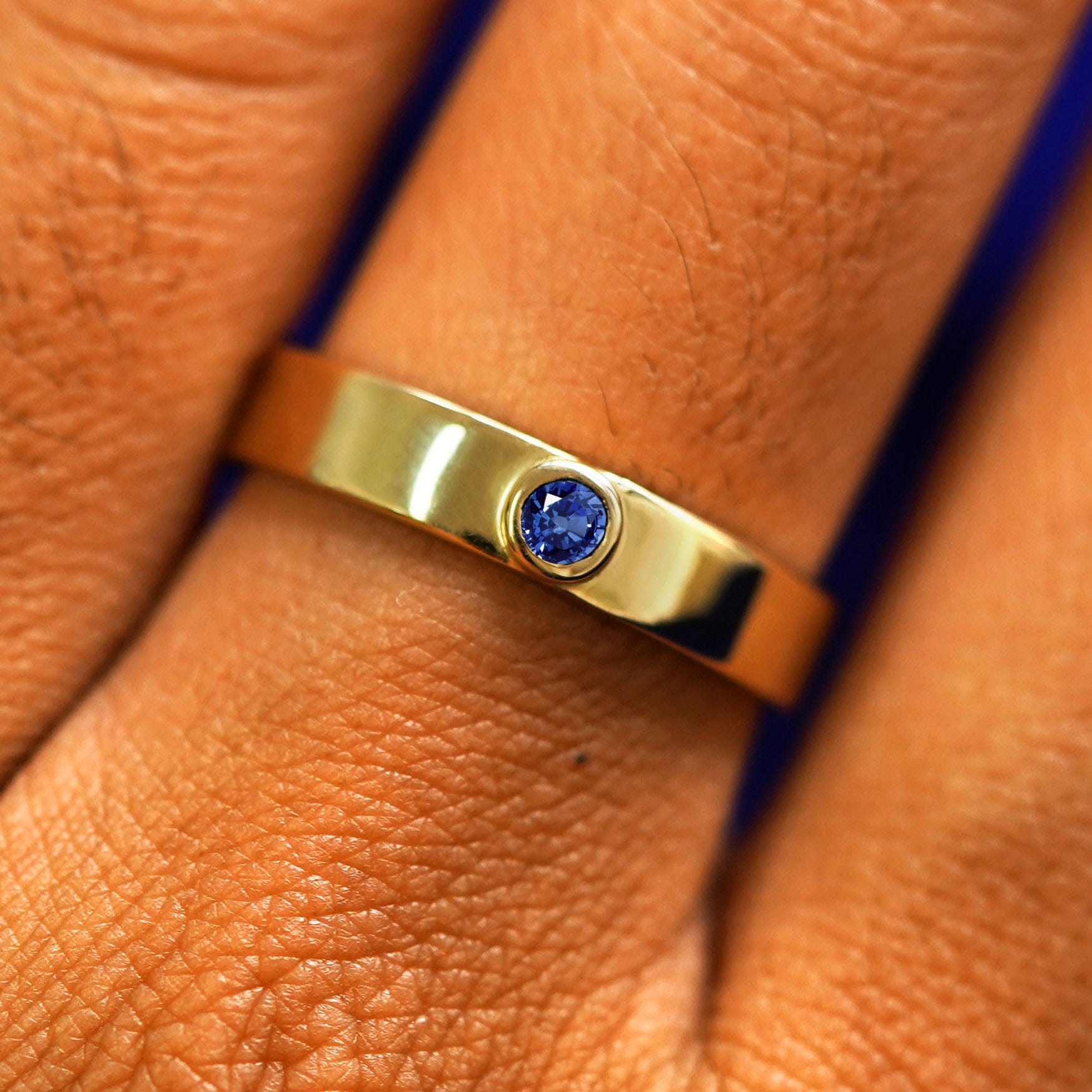 Automic Gold Studio Gemstone Industrial Band