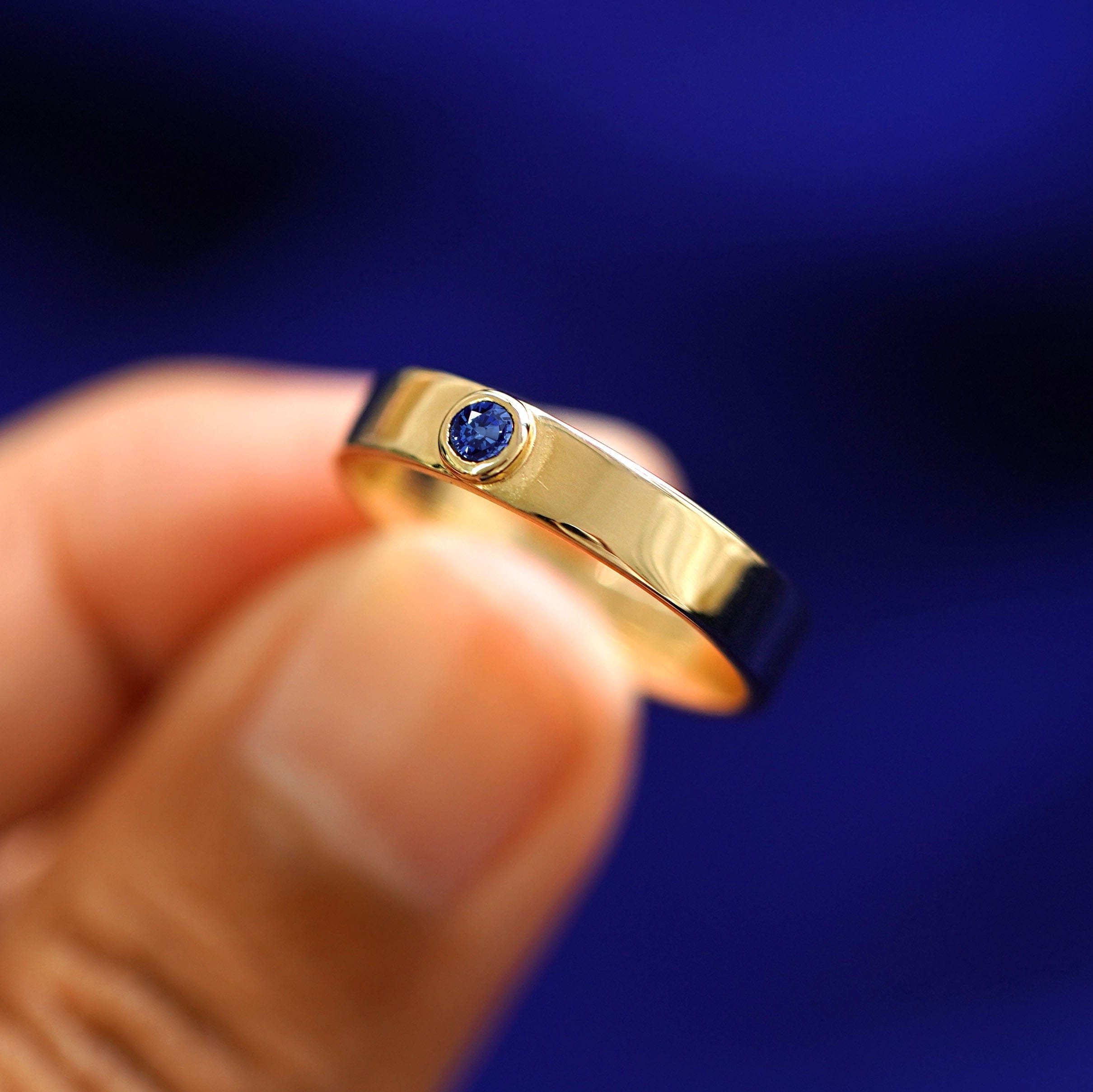 Automic Gold Studio Gemstone Industrial Band