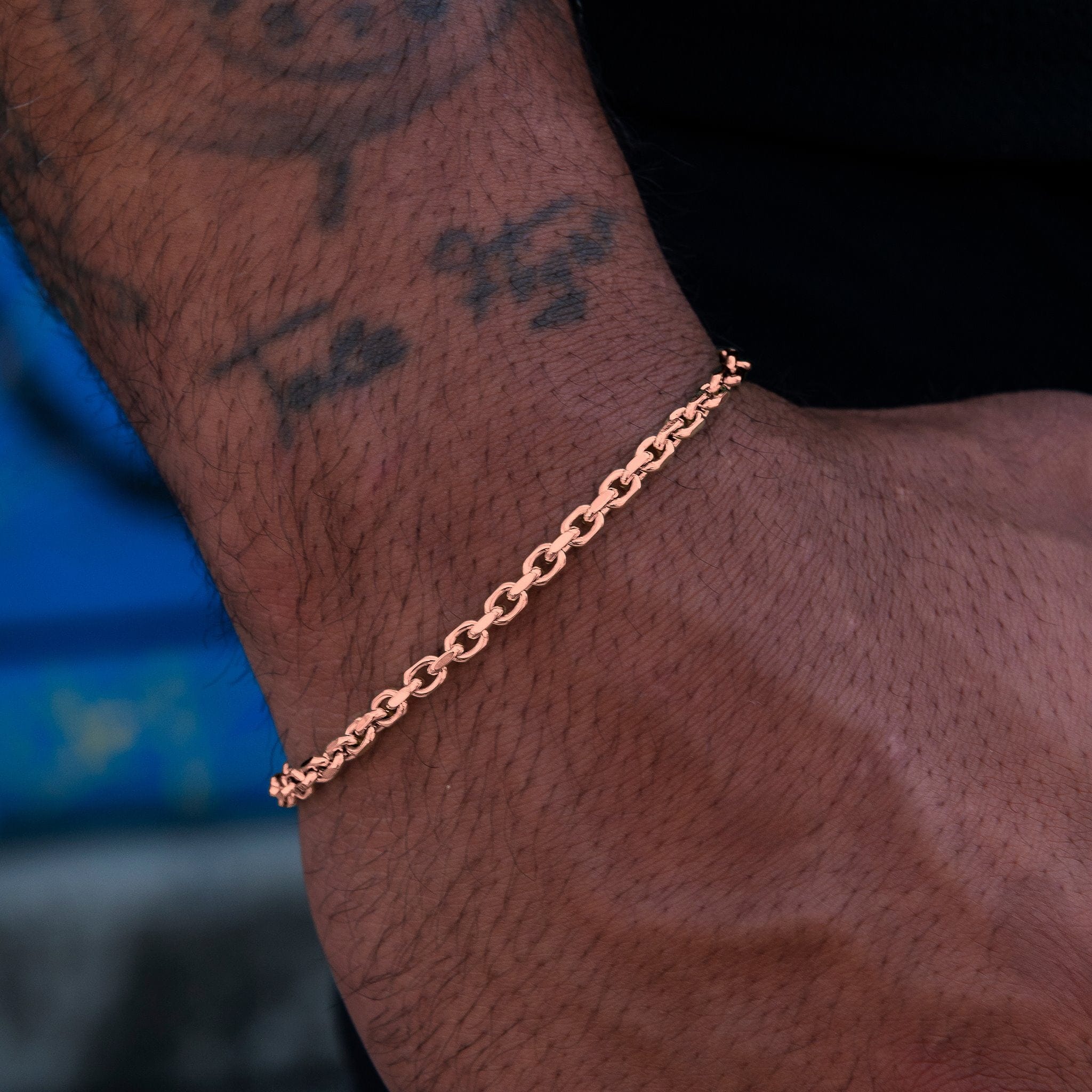 GLD PROMO Open Box Chain + Bracelet in Rose Gold - 3.6 mm