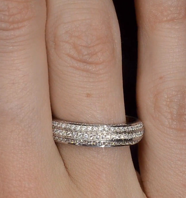 Cosmopolitan Diamond Eternity Ring - Cosmopolitan - 0.53ct 18K White Gold - N4529