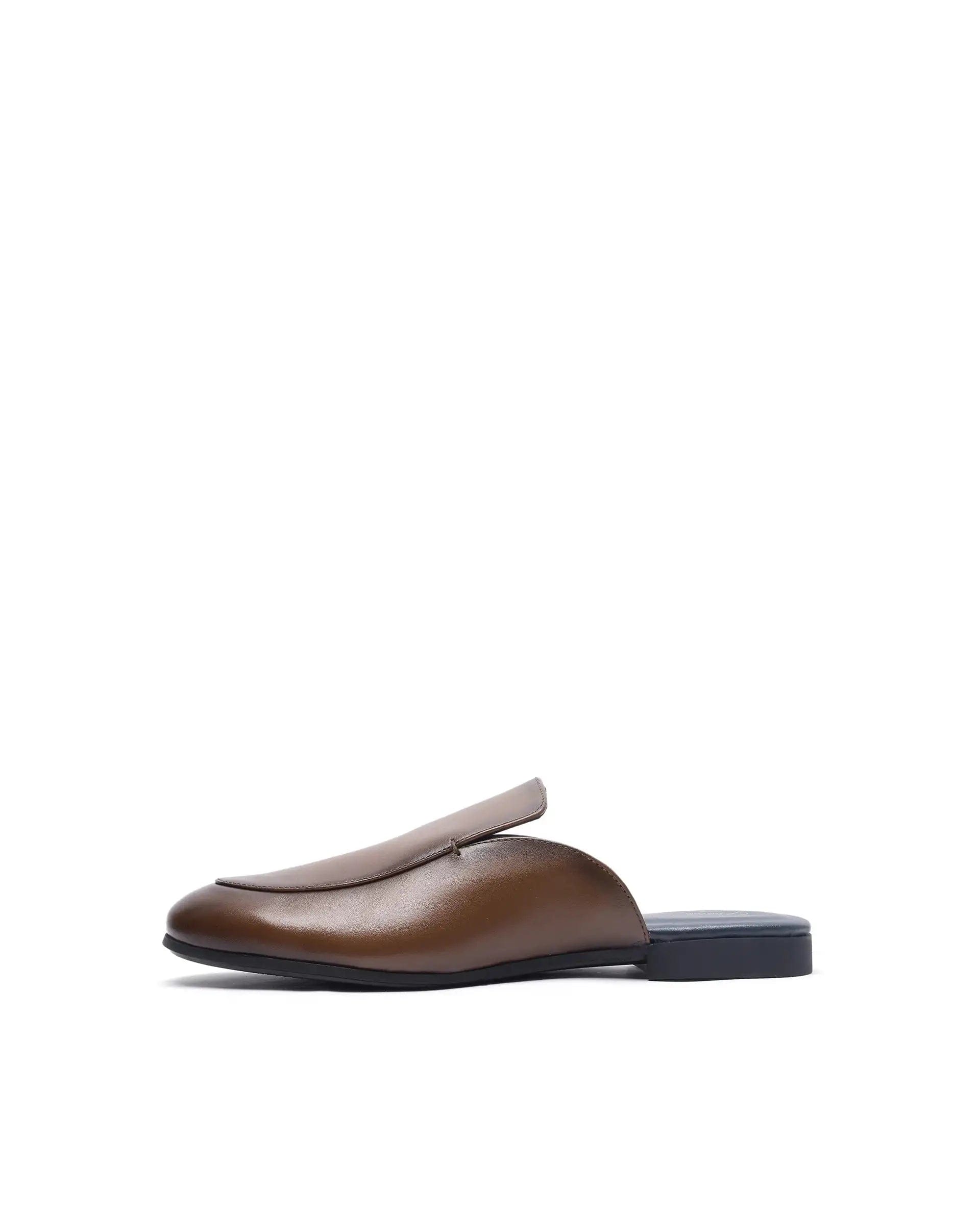 RAREZ Rare Rabbit Men Sydney Cappacinno Tan Slip - On Mule