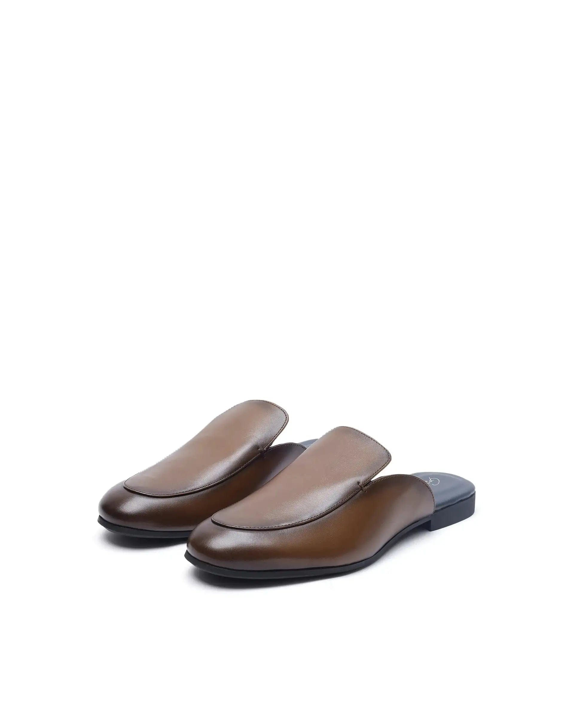 RAREZ Rare Rabbit Men Sydney Cappacinno Tan Slip - On Mule