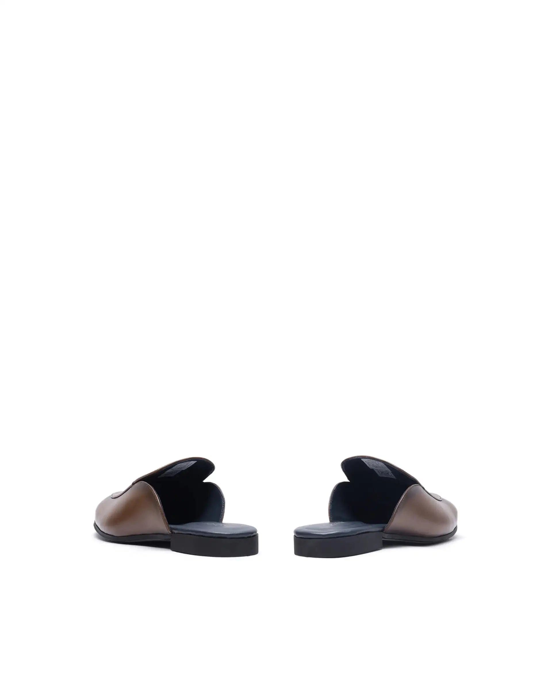 RAREZ Rare Rabbit Men Sydney Cappacinno Tan Slip - On Mule