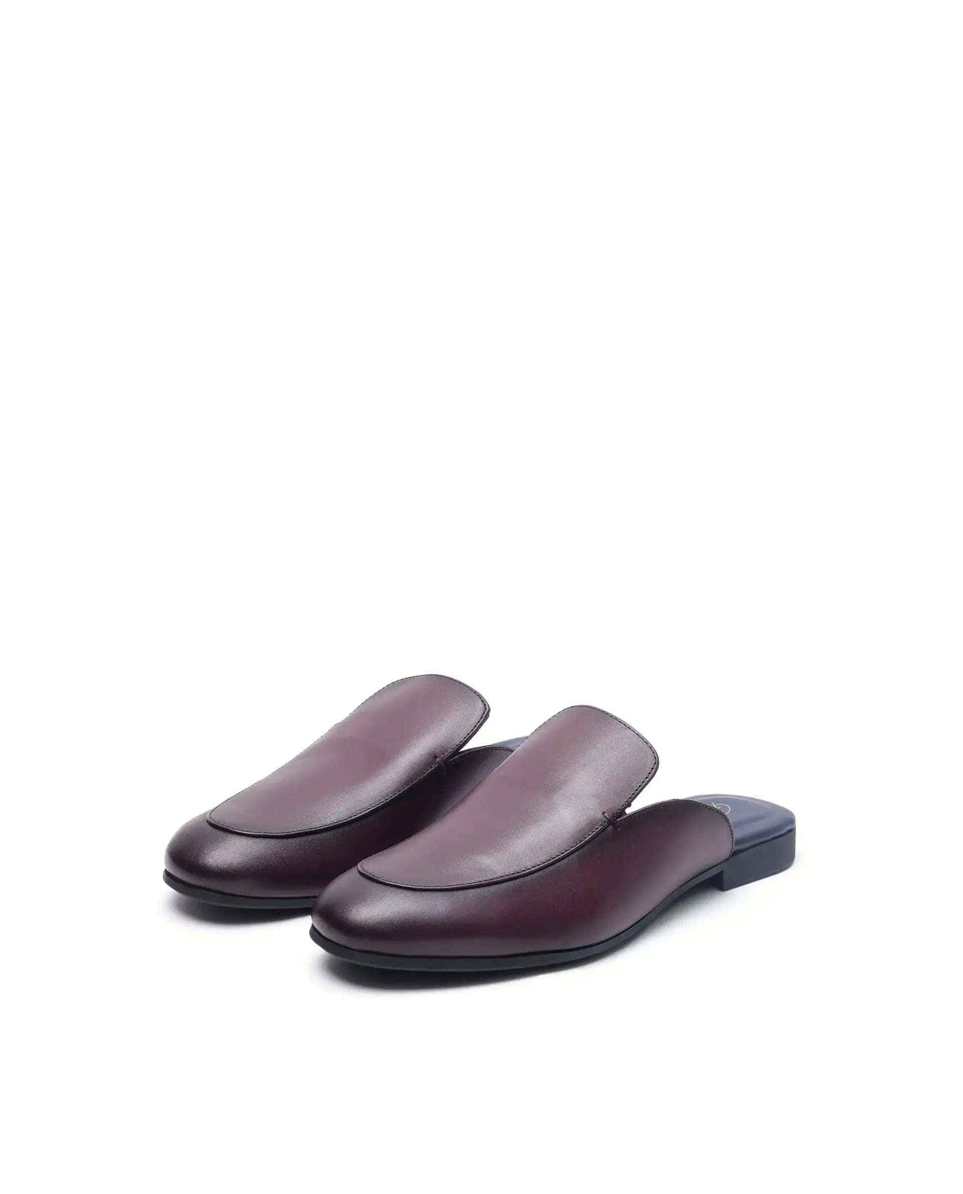 RAREZ Rare Rabbit Men Sydney Burgundy Slip - On Mule