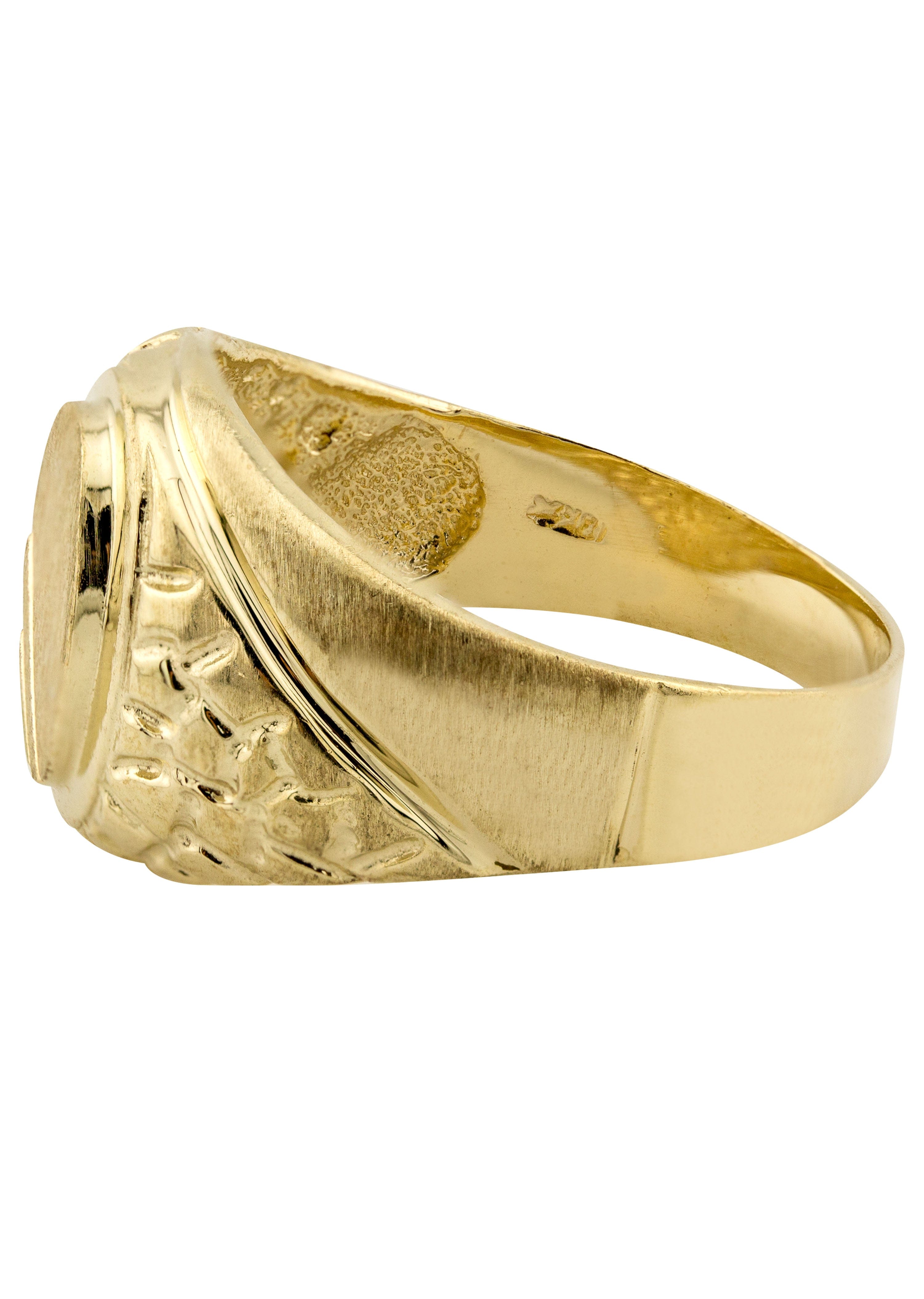 Manufacturer 1 Mens Signet Ring - 10K Gold | 6 Grams