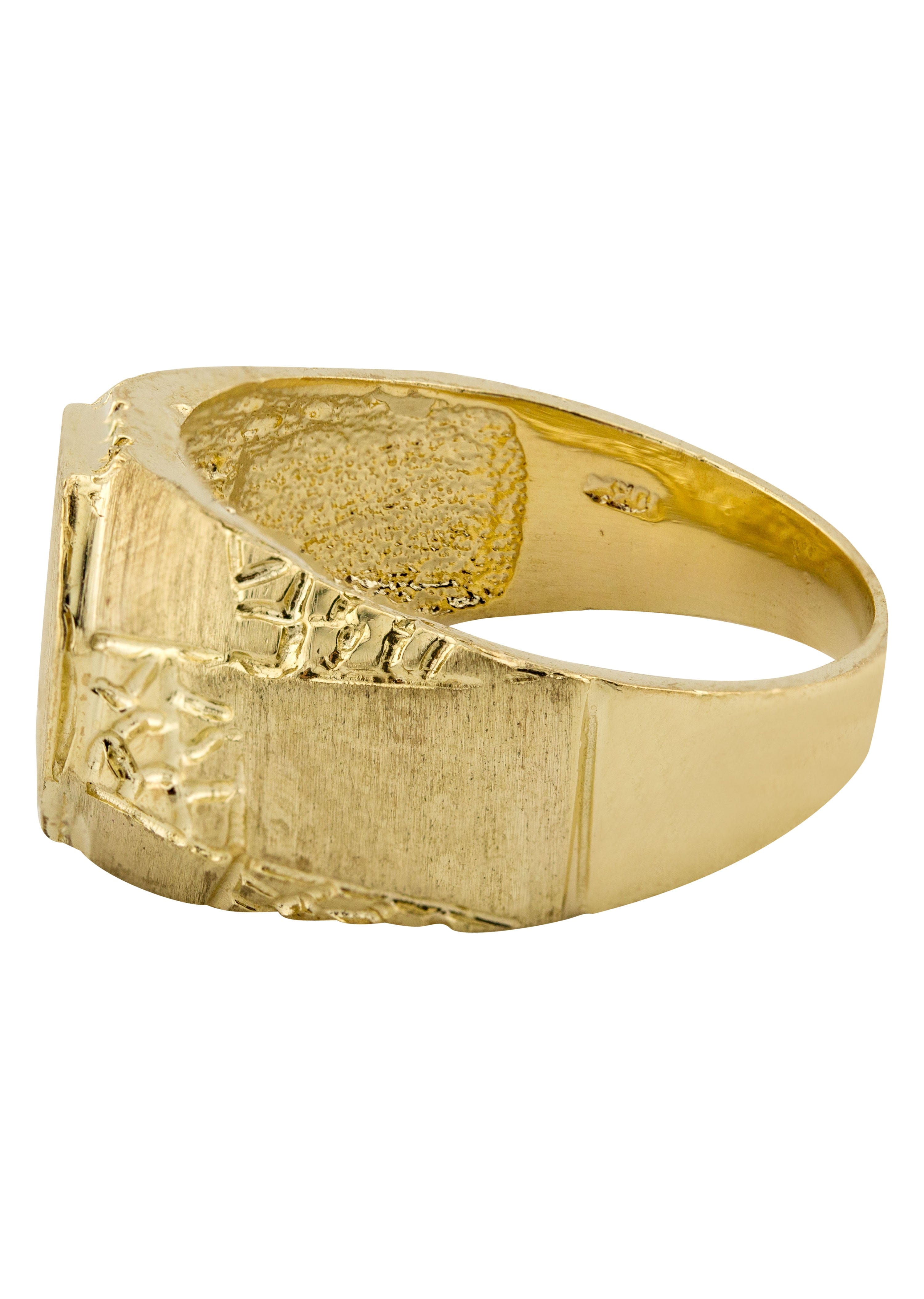 Manufacturer 1 Mens Signet Ring - 10K Gold | 7 Grams