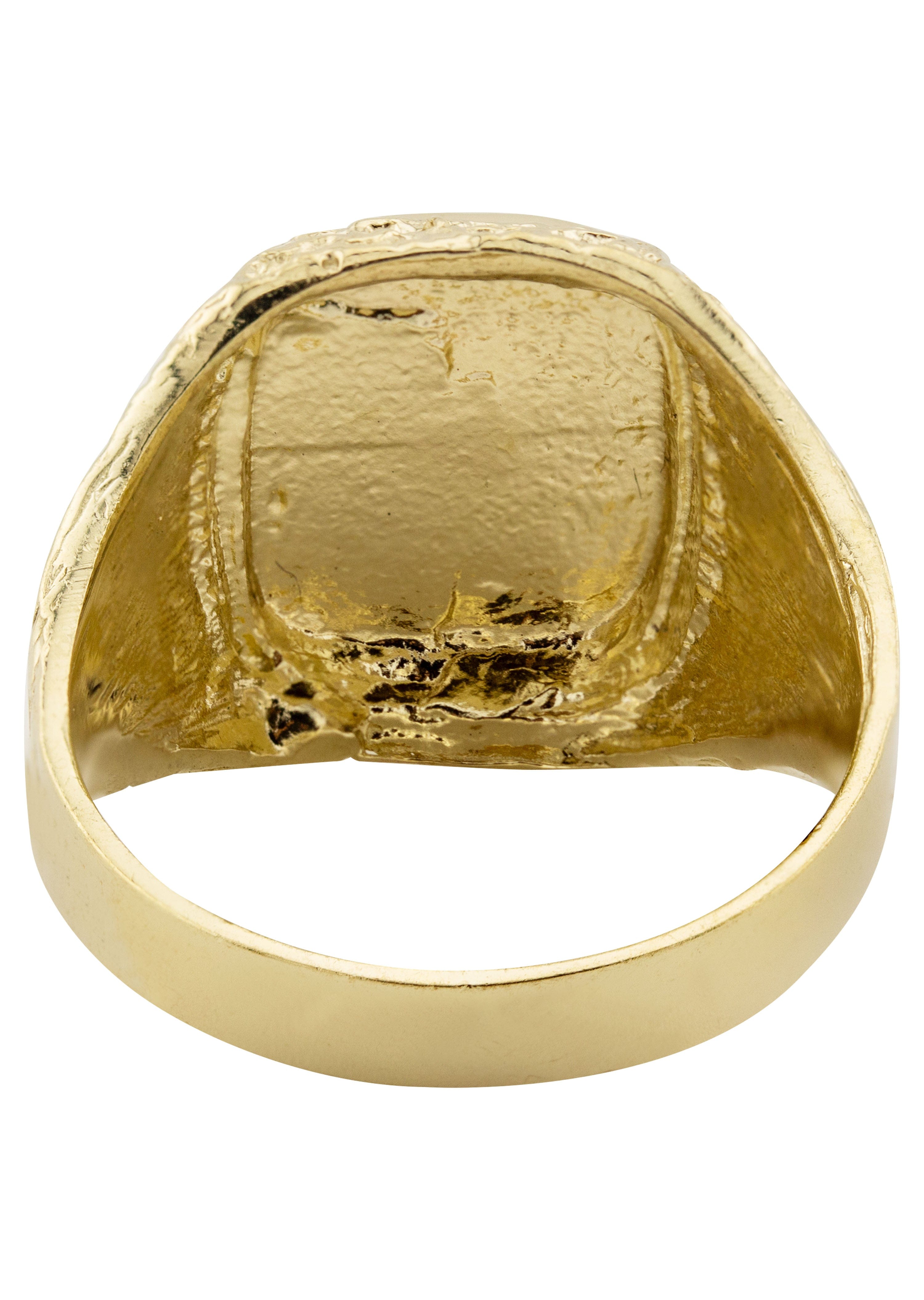 Manufacturer 1 Mens Nugget Signet Ring - 10K Gold | 7 Grams