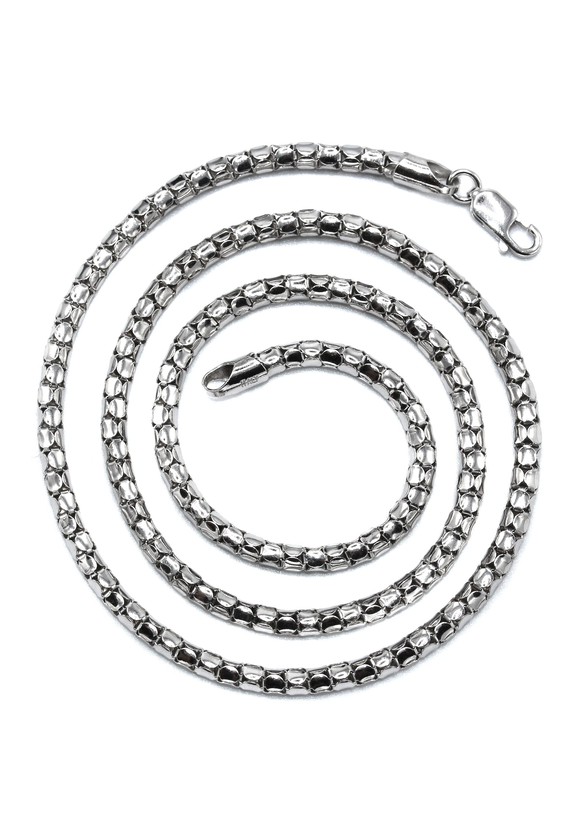 Manufacturer 43 Silver Chain - Mens White Chain / Coreana Chain