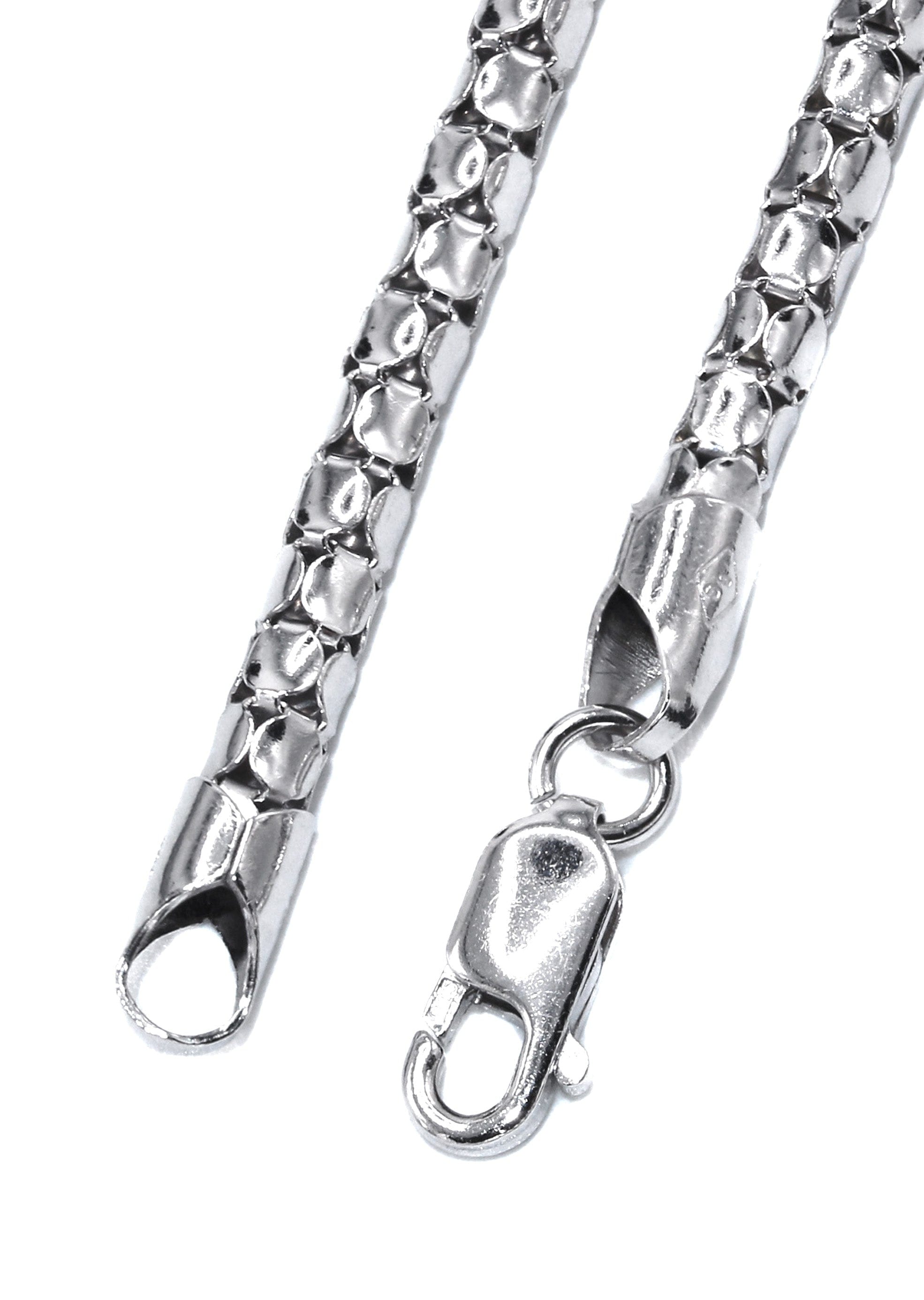 Manufacturer 43 Silver Chain - Mens White Chain / Coreana Chain