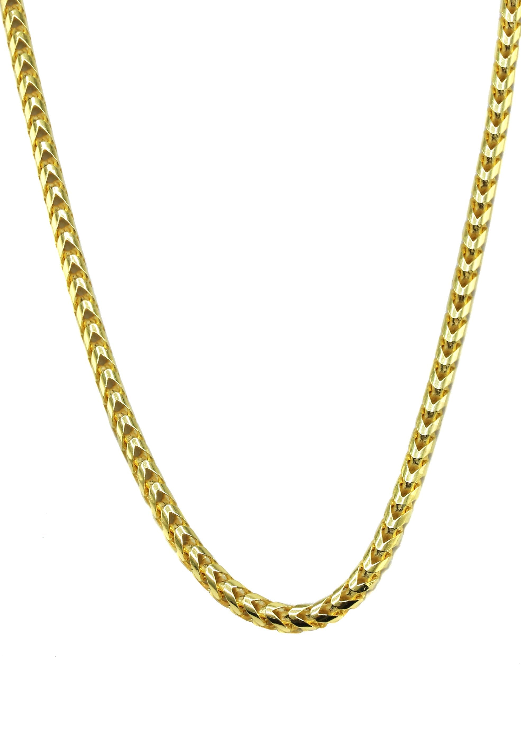 Manufacturer 43 Silver Chain - Mens Gold Chain / Franco Chain