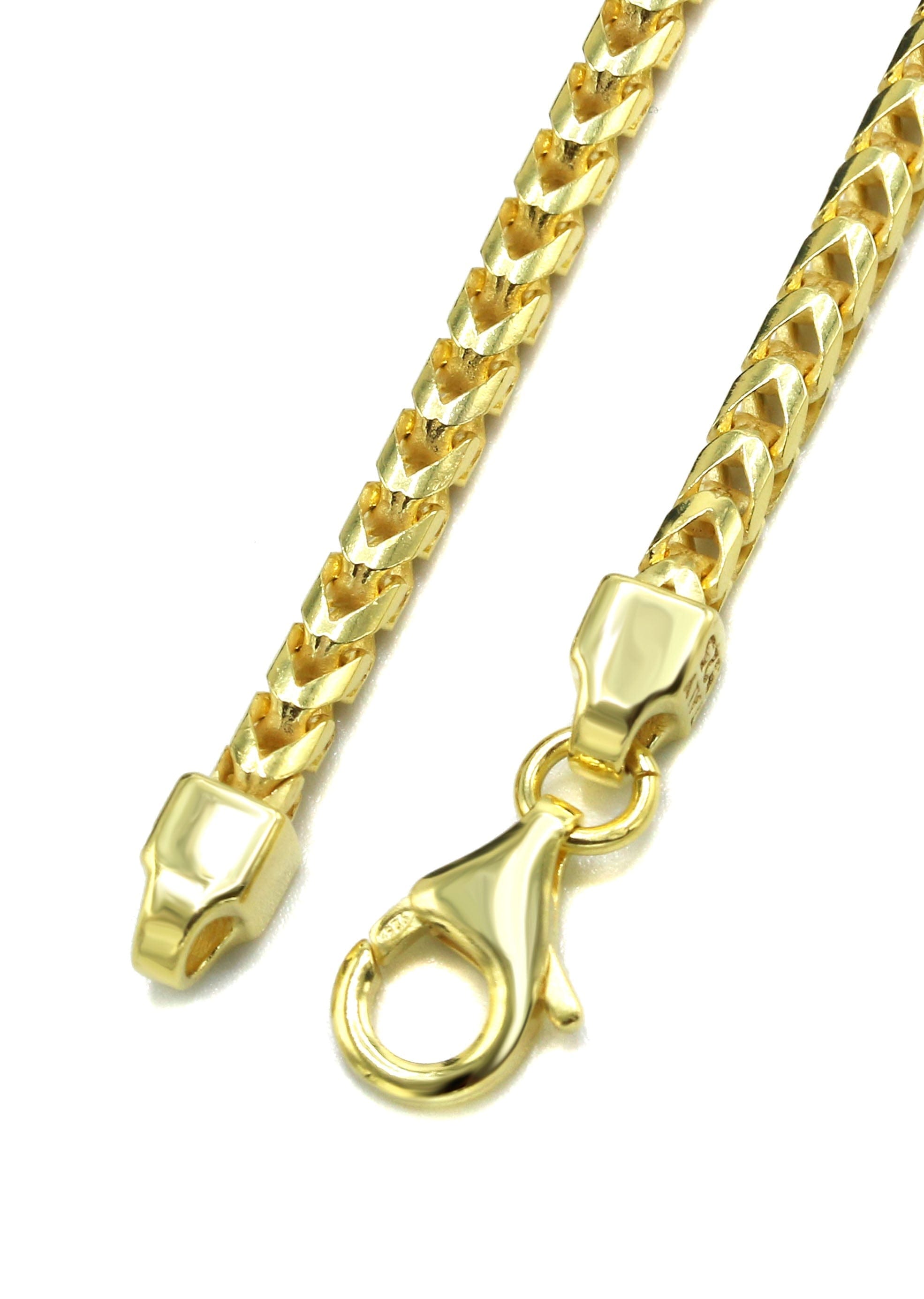 Manufacturer 43 Silver Chain - Mens Gold Chain / Franco Chain