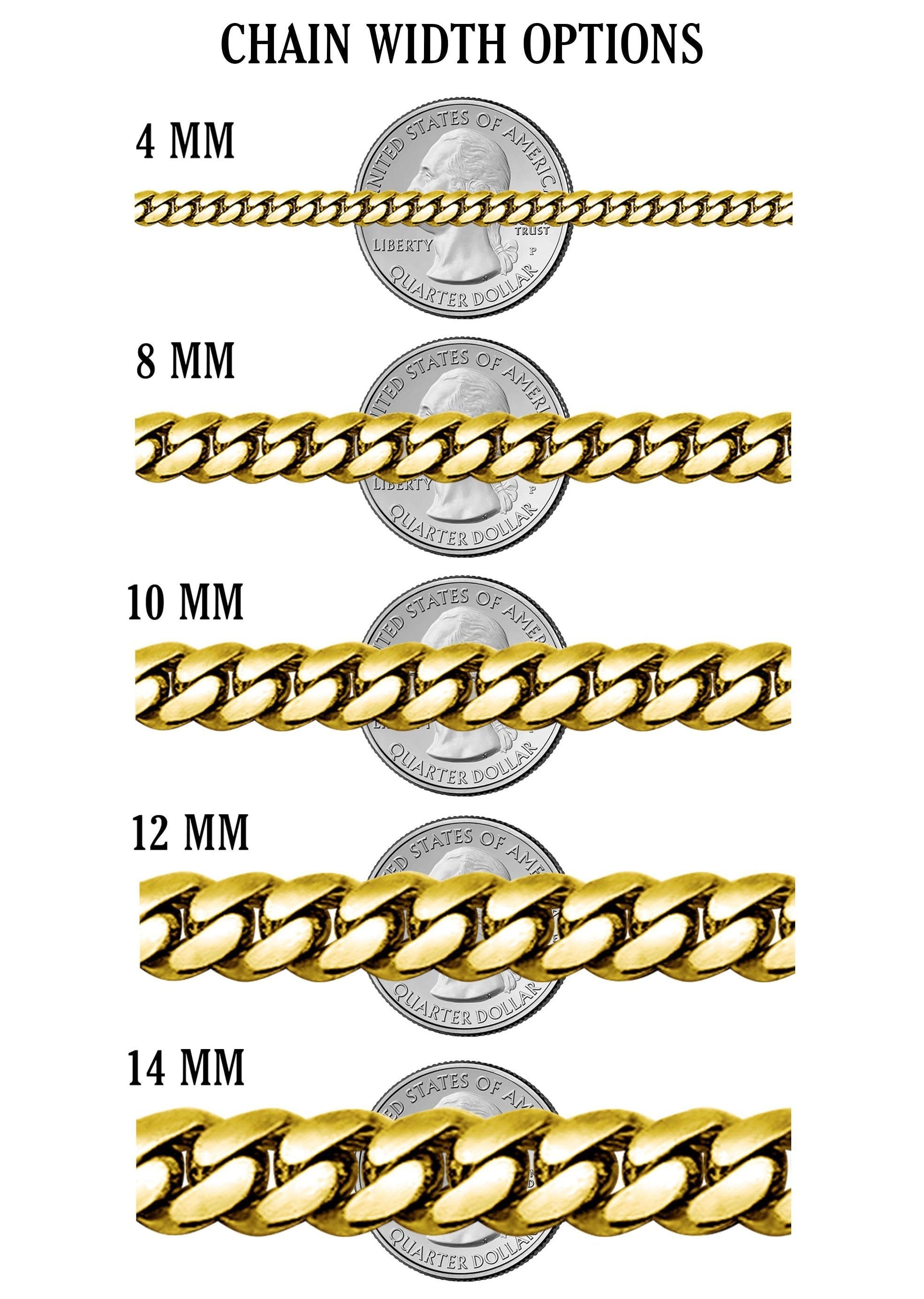Manufacturer 30 White Gold Plated Mens Solid Miami Cuban Link Chain