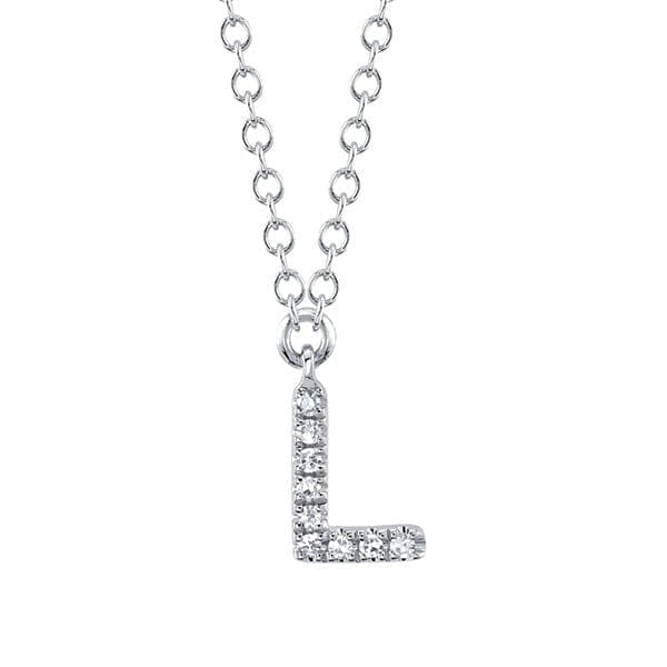 Shy Creation Moyer Collection 14K Gold 0.04ctw Diamond Initial Necklace - SC55007904