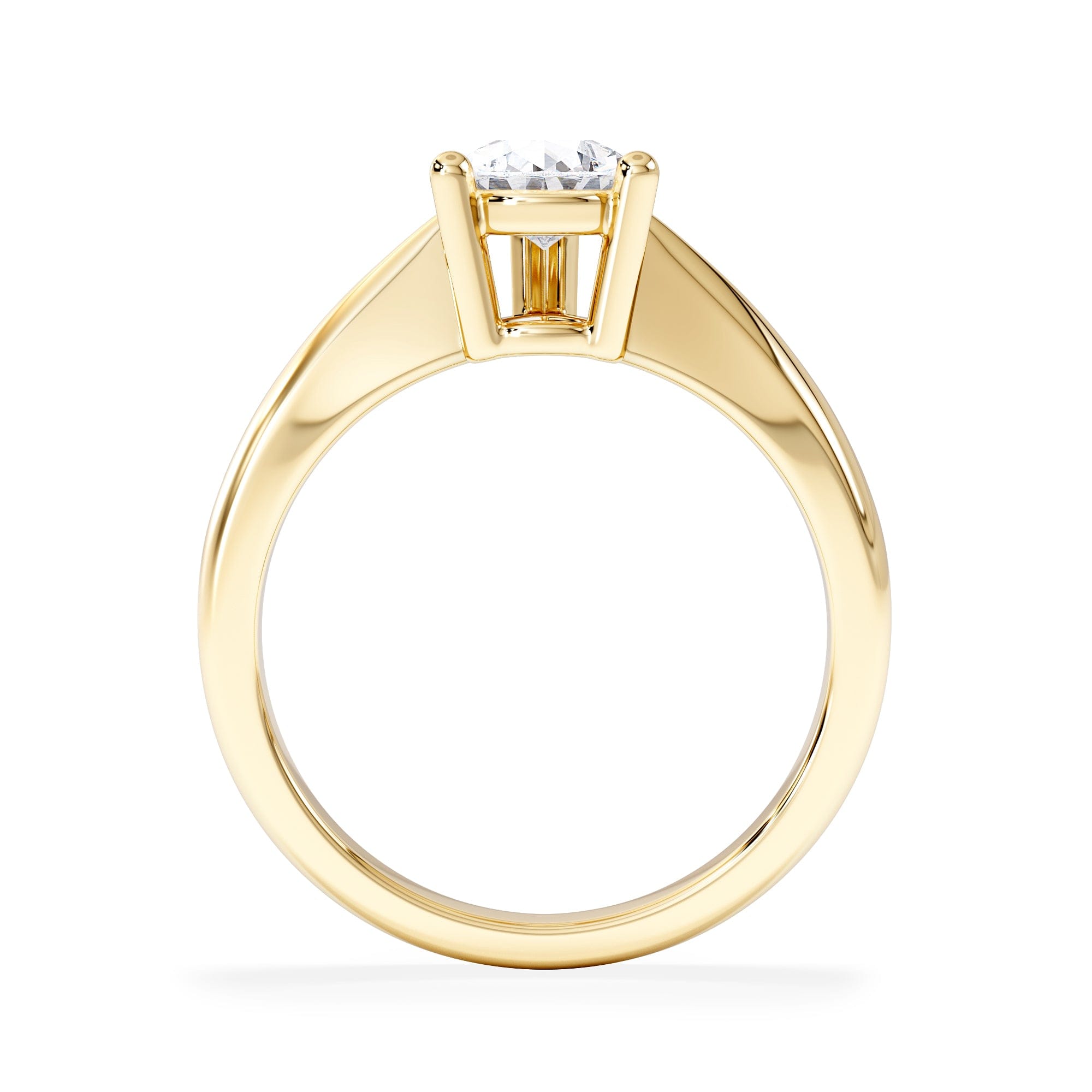Diamond Naomi Pear Cut Lab Diamond Engagement Ring 1.00ct H/SI in 9k Gold