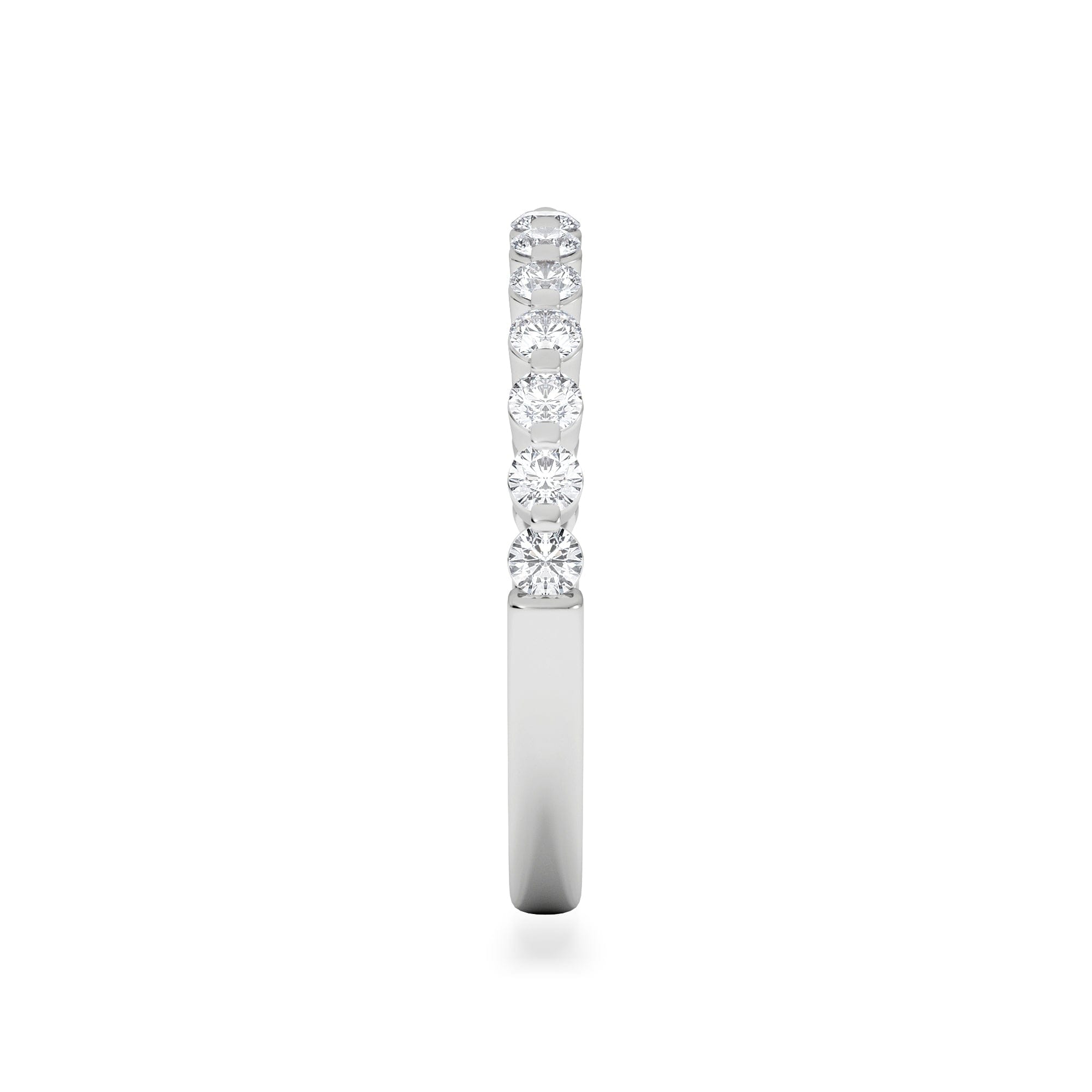 Diamond Solstice 0.35ct Lab Diamond Half Eternity Ring F/VS in 9k White Gold