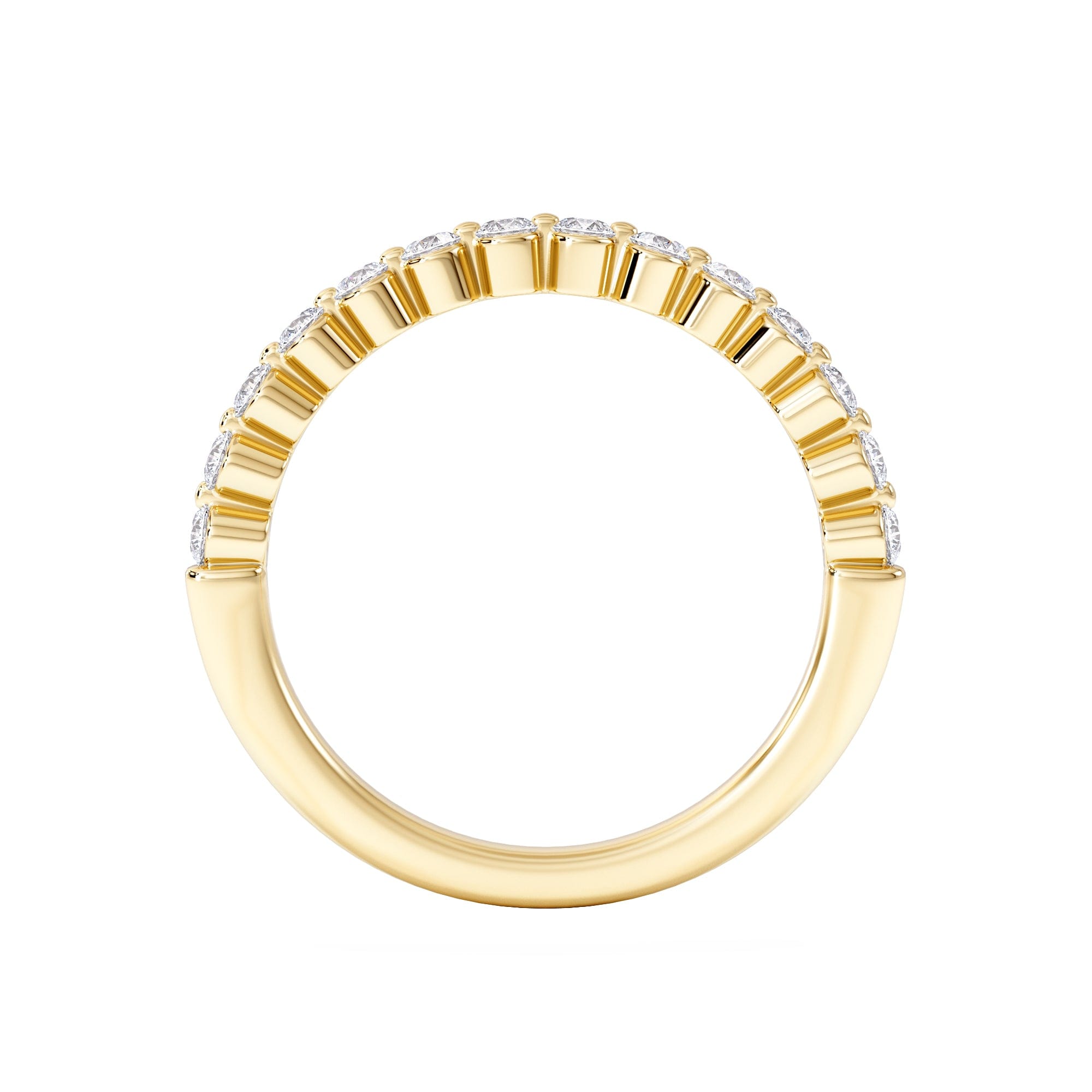 Diamond Solstice 0.35ct Lab Diamond Half Eternity Ring F/VS in 9k Gold
