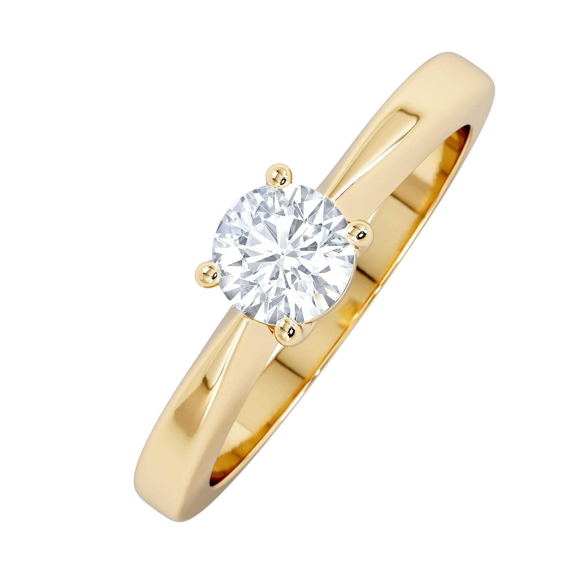 Diamond Naomi Lab Diamond Engagement Ring 0.50ct H/Si in 9K Gold