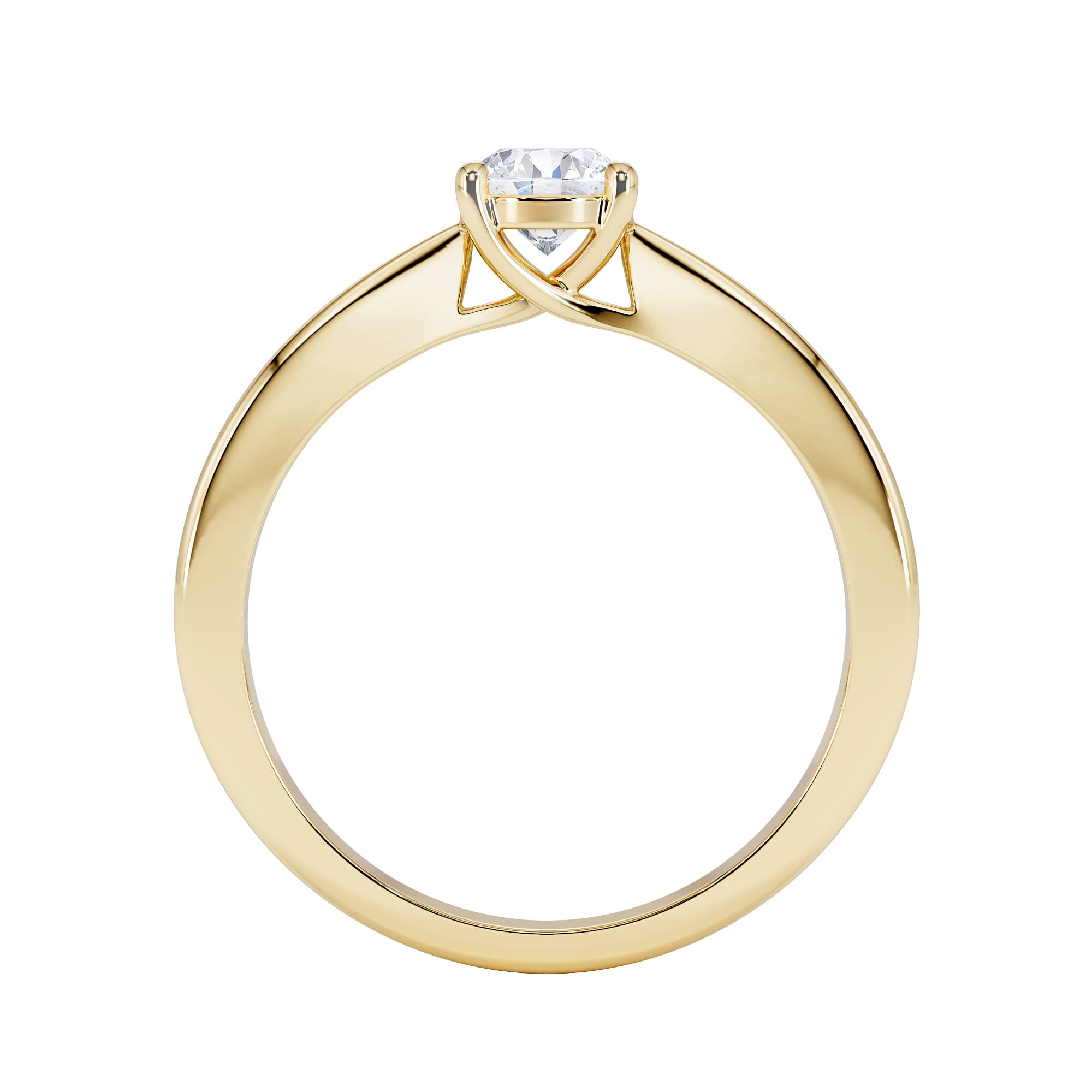 Diamond Naomi Lab Diamond Engagement Ring 0.50ct H/Si in 9K Gold