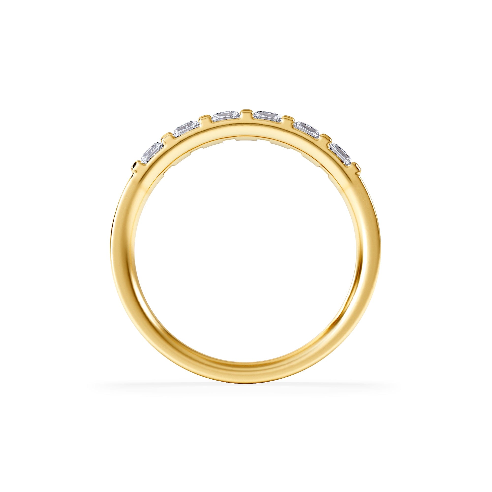 Diamond OLIVIA 18K Gold Diamond ETERNITY RING 0.50CT H/SI