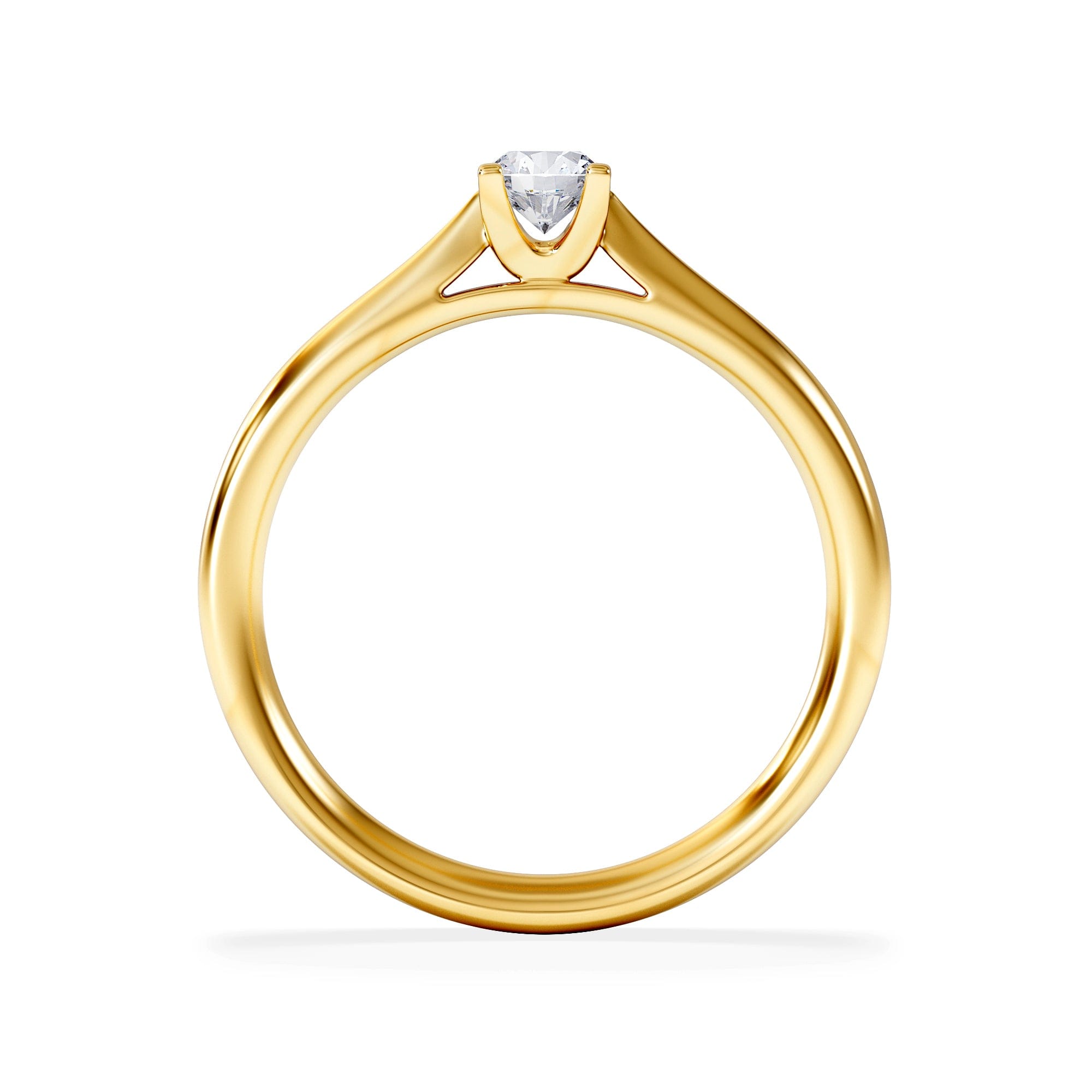 Diamond Engagement Ring Grace 0.25ct Lab Diamond G/Vs in Platinum