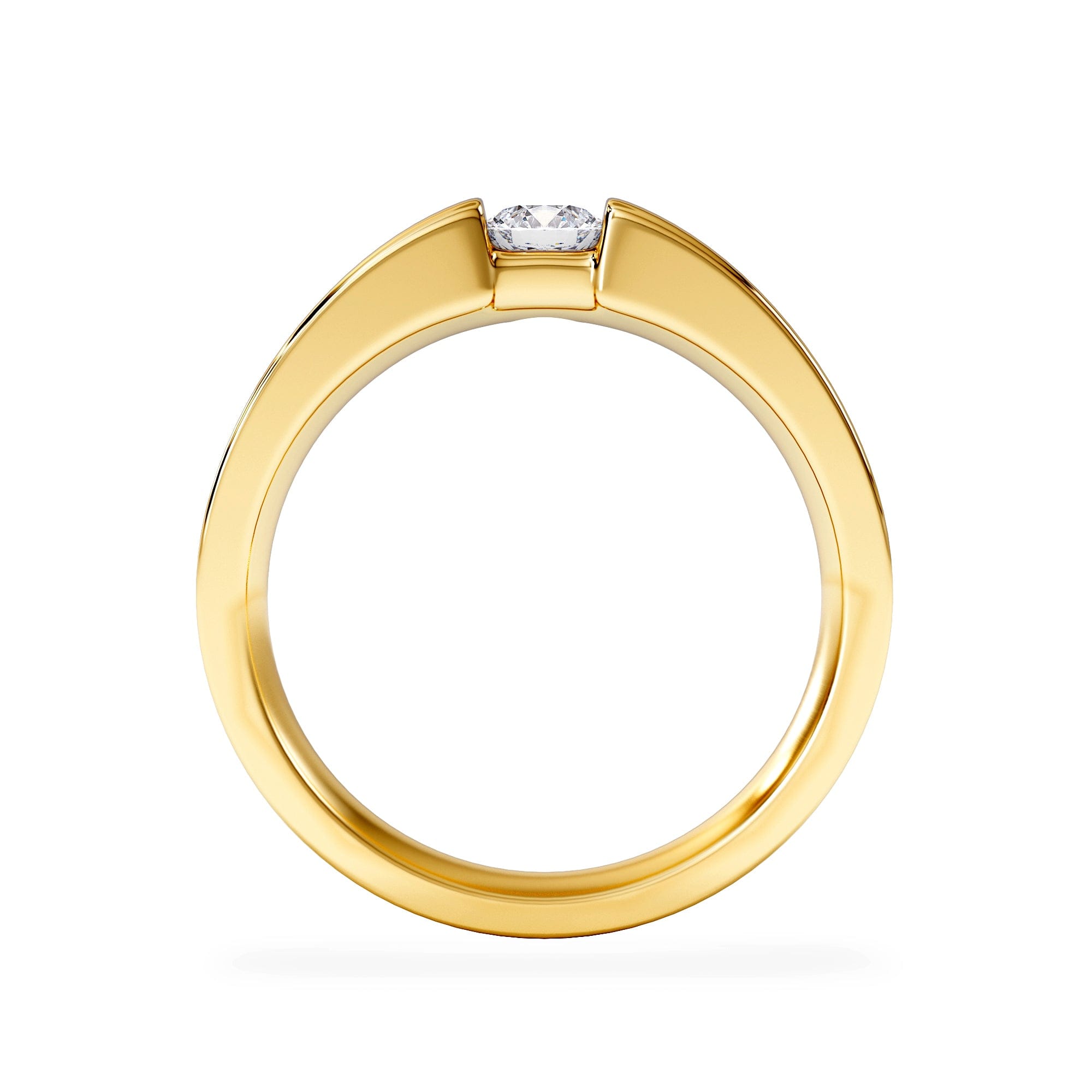 Diamond Certified Jessica 18K Gold Diamond Engagement Ring 0.25CT