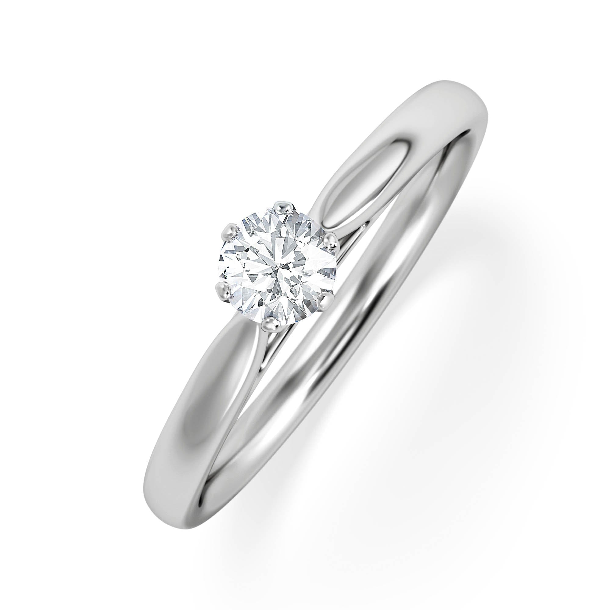 Diamond Engagement Ring High Set Chloe 0.25ct Lab Diamond G/Vs in Platinum