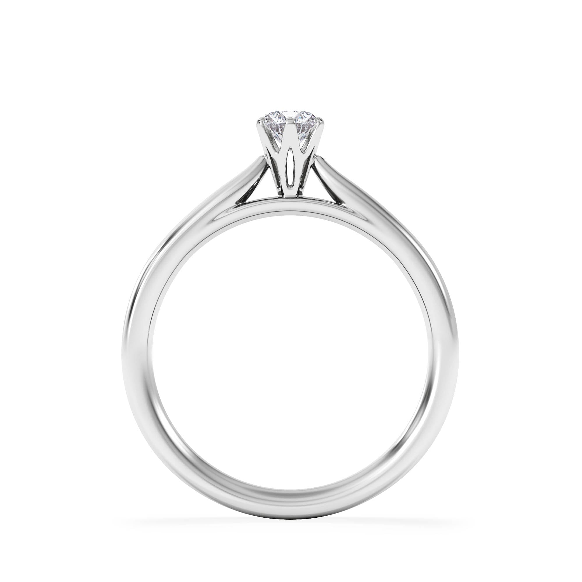 Diamond Engagement Ring High Set Chloe 0.25ct Lab Diamond G/Vs in Platinum