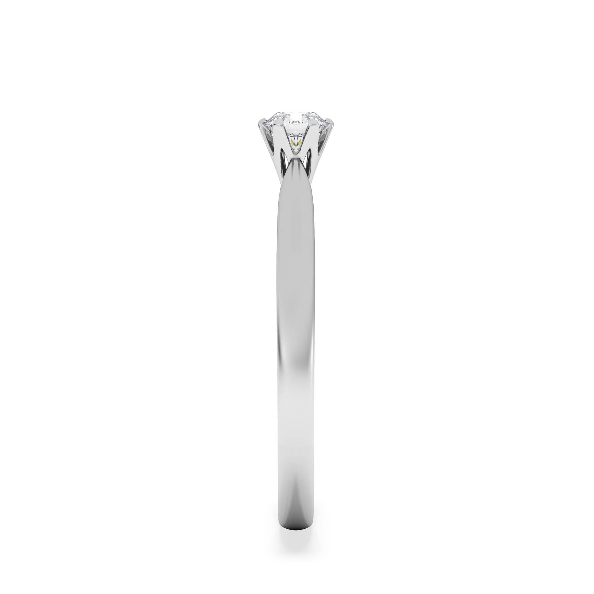 Diamond Engagement Ring High Set Chloe 0.25ct Lab Diamond G/Vs in Platinum
