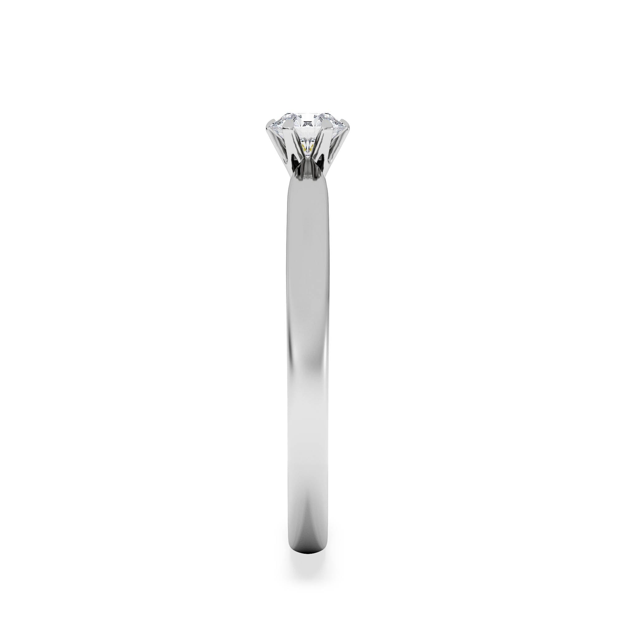 Diamond Low Set Chloe Lab Diamond Engagement Ring 0.25CT F/VS1 Platinum