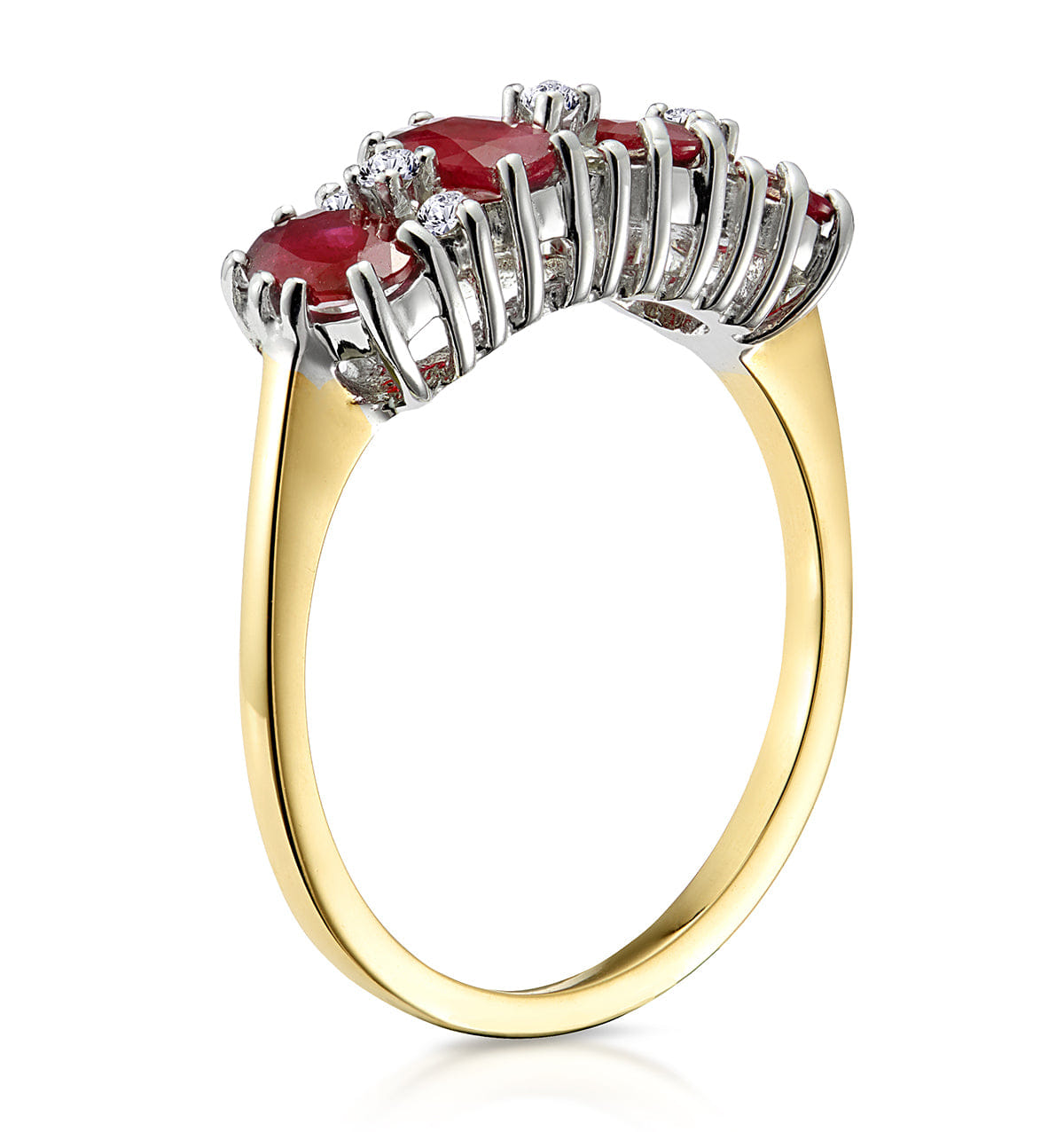 Diamond Ruby 1.12ct And Diamond 18K Gold Ring