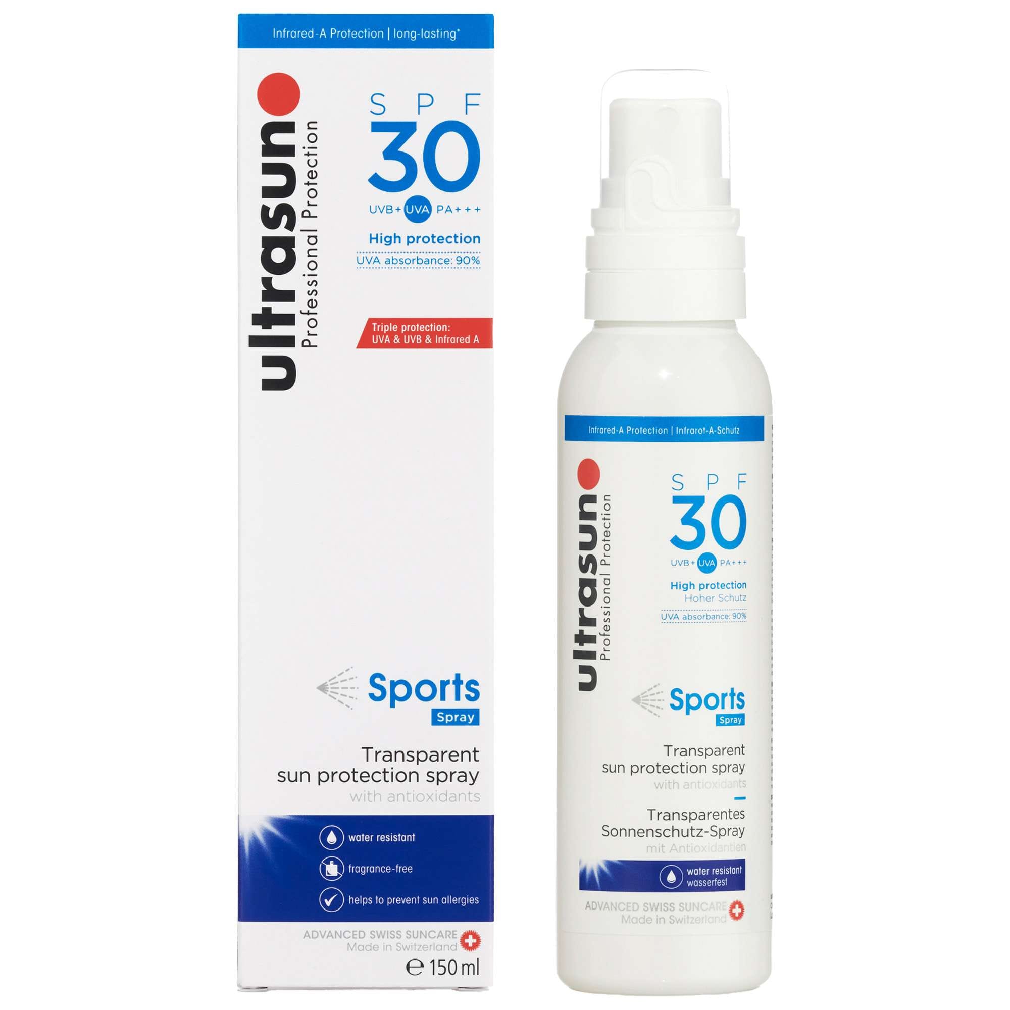 Ultrasun Sports Formula Spray SPF30 150 ml