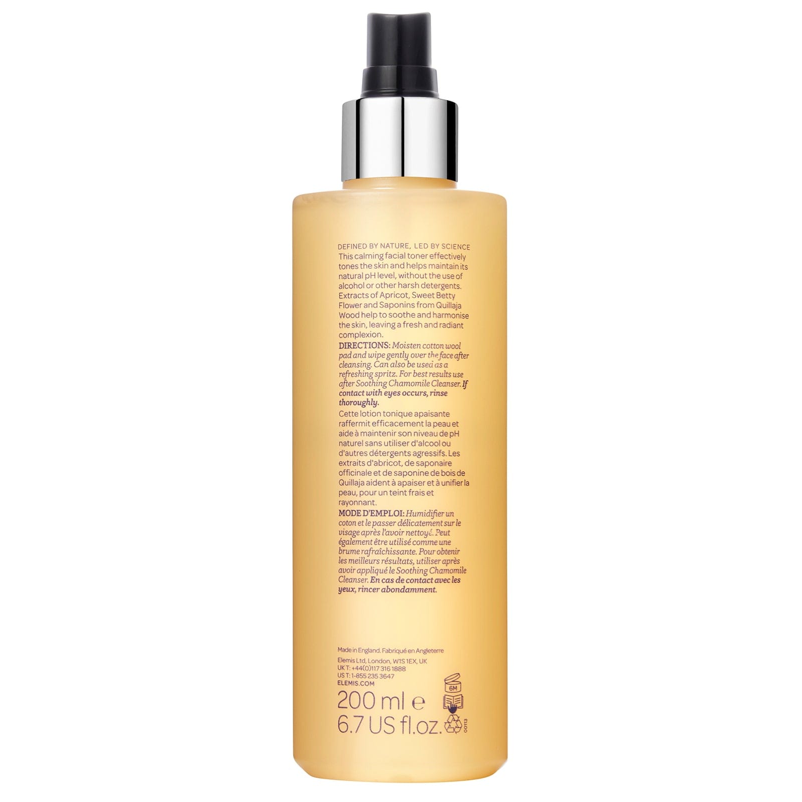 Elemis Advanced Skincare Soothing Apricot Toner 200 ml / 6.7 fl.oz.