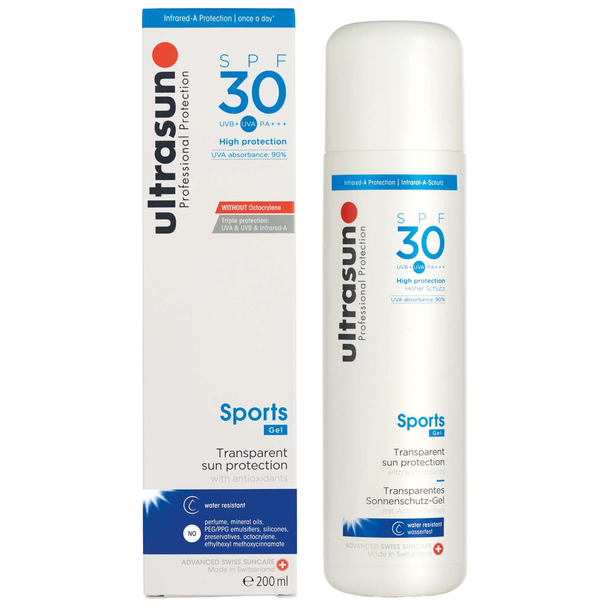 Ultrasun Sports Formula Gel SPF30 200 ml